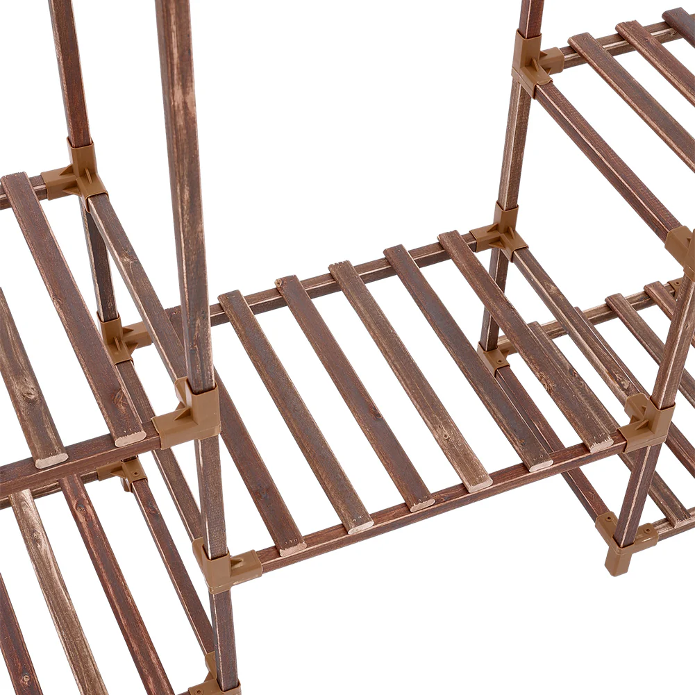 Breeins Multi Tier Wooden Plant Display Rack - Image 4
