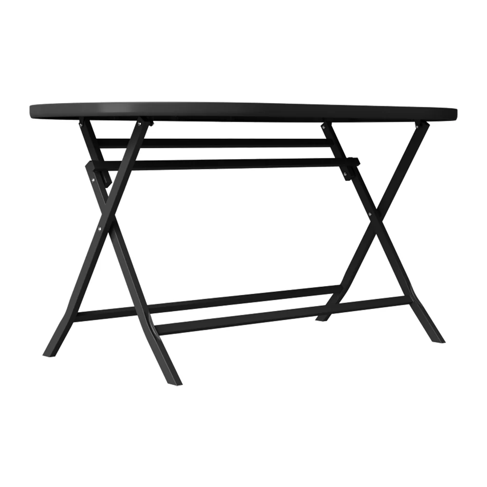 Breeins Outdoor Folding Table with Umbrella Hole - Image 5