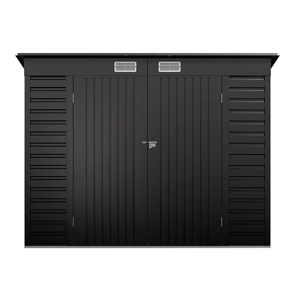 Breeins Outdoor Galvanized Steel Storage Shed - Image 4