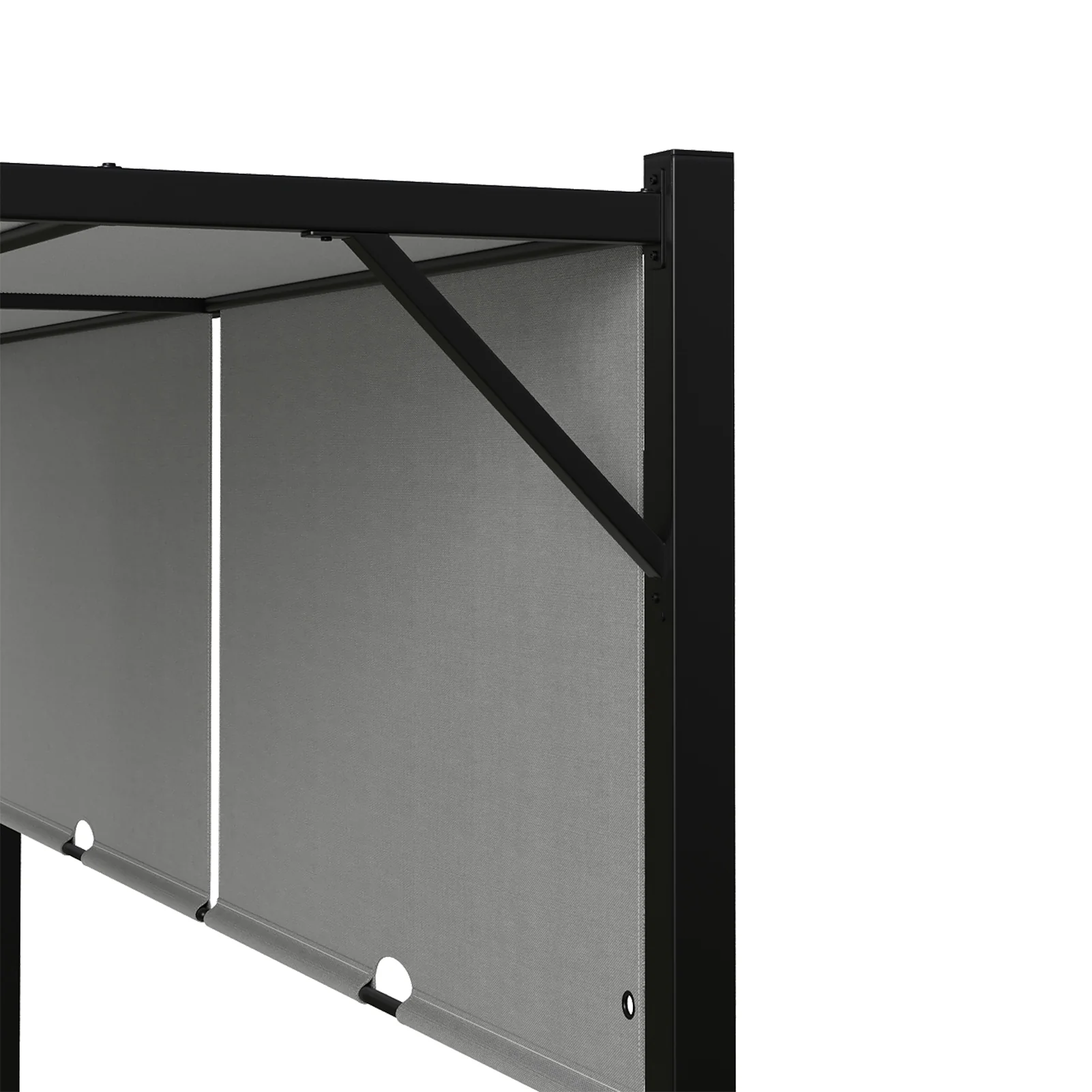 Breeins Outdoor Garden Retractable Pergola with Canopy - Image 4