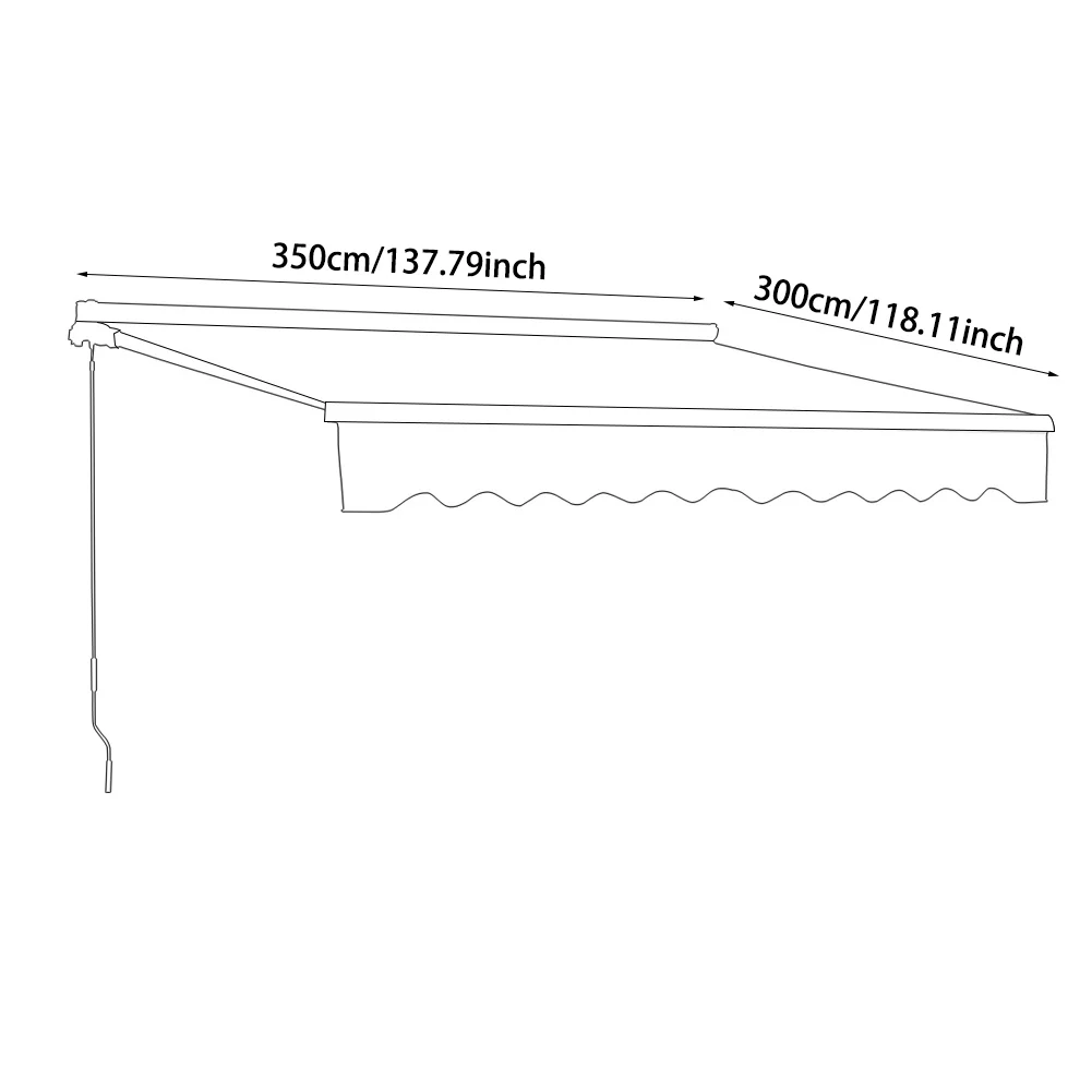 Breeins Outdoor Retractable Patio Awning For Window And Door - Image 8