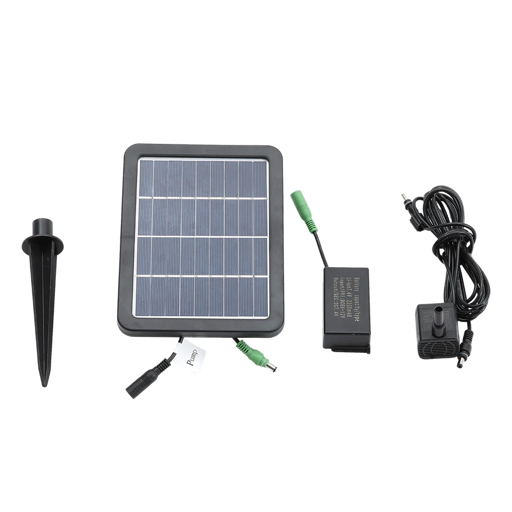 Breeins Outdoor Solar-Powered Water Fountain Rockery Decor - Image 8