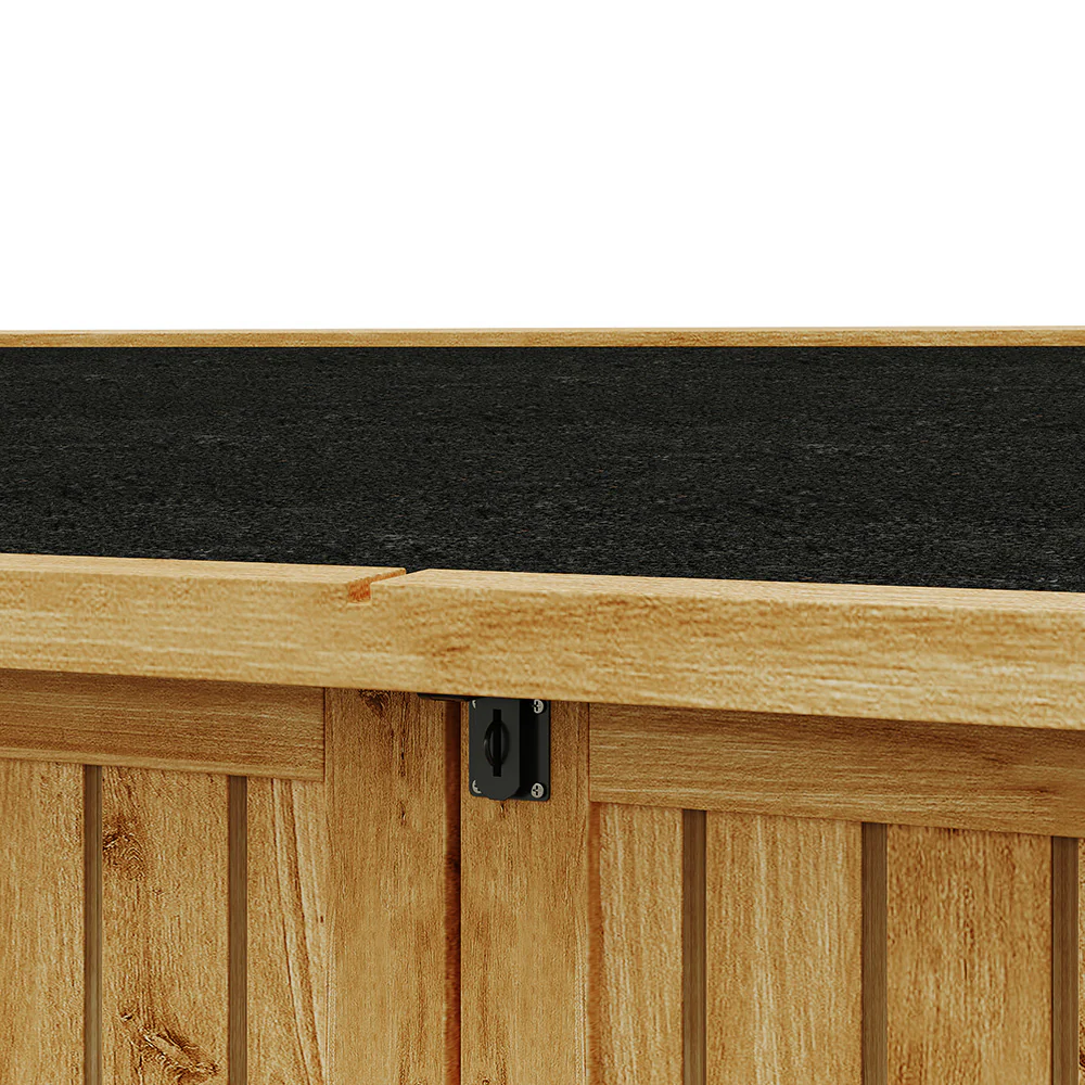 Breeins Outdoor Wood Storage Shed For Bicycle - Image 7