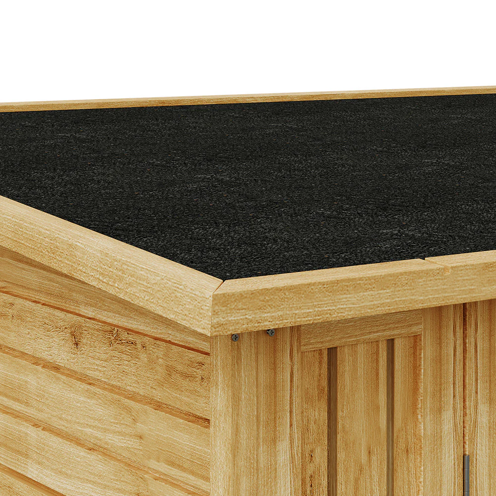 Breeins Outdoor Wood Storage Shed For Bicycle - Image 8