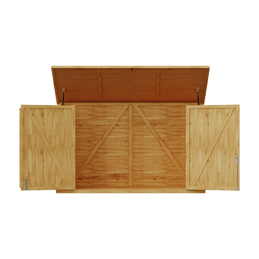 Breeins Outdoor Wood Storage Shed For Bicycle - Image 9