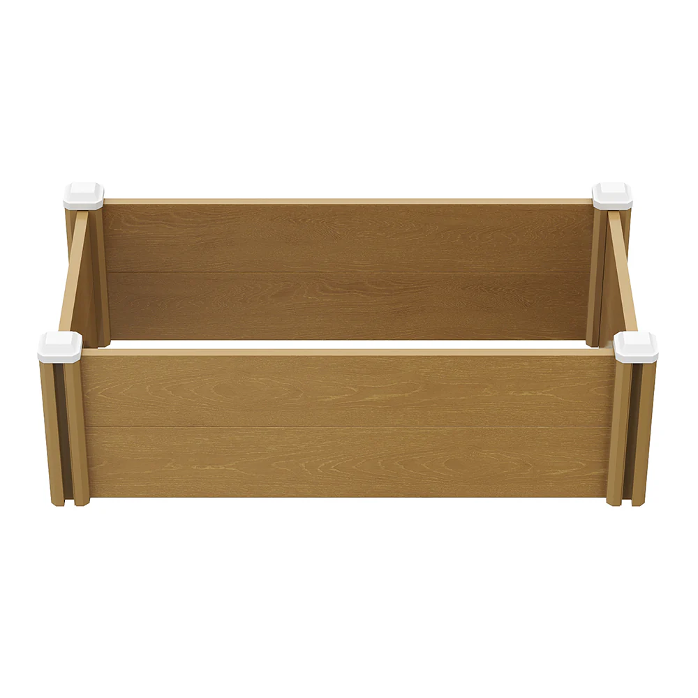 Breeins Plastic Wood-Grain Raised Garden Bed Planter - Image 3