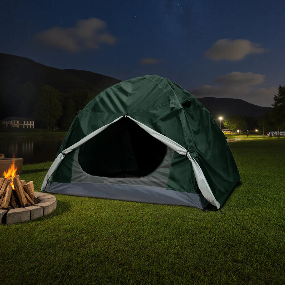 Breeins Portable Camping Tent with Detachable Top Cover - Image 2
