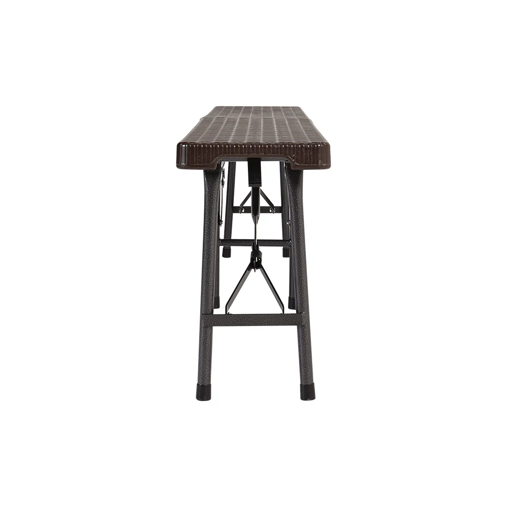 Breeins Set Of 2 Rattan Plastic Outdoor Folding Bench - Image 5