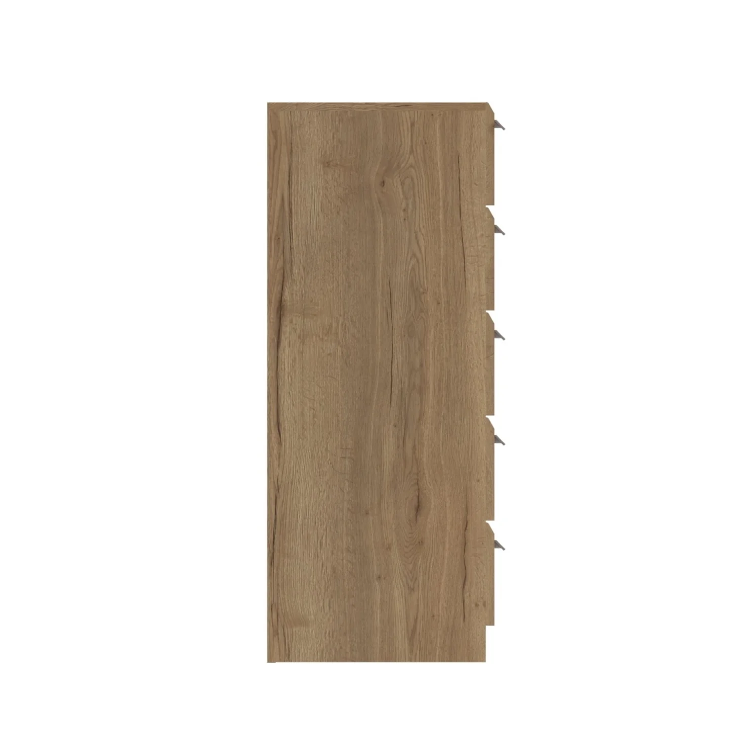Buckingham Ready Assembled Chest of Drawers with 5 Drawers - Natural Rustic Oak - Image 5