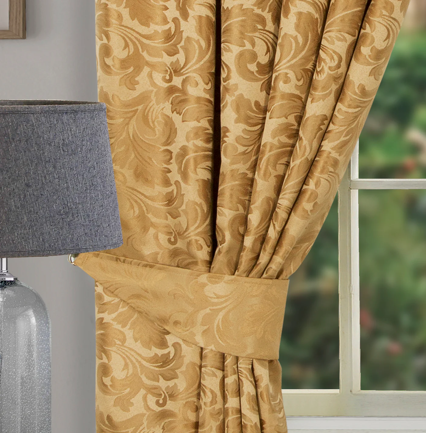 BUCKINGHAM GOLD DOOR CURTAIN - Image 3