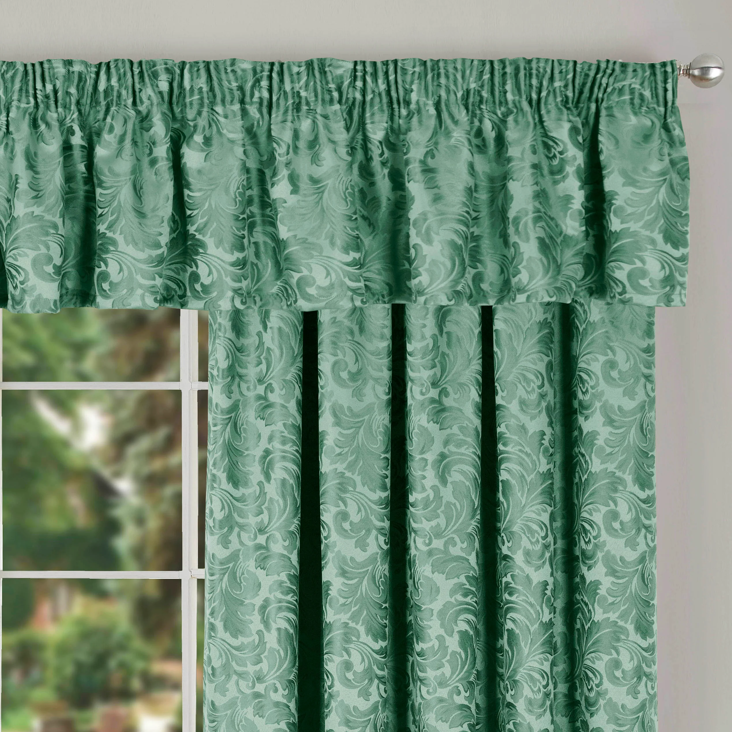 BUCKINGHAM GREEN TIE BACK - Image 4