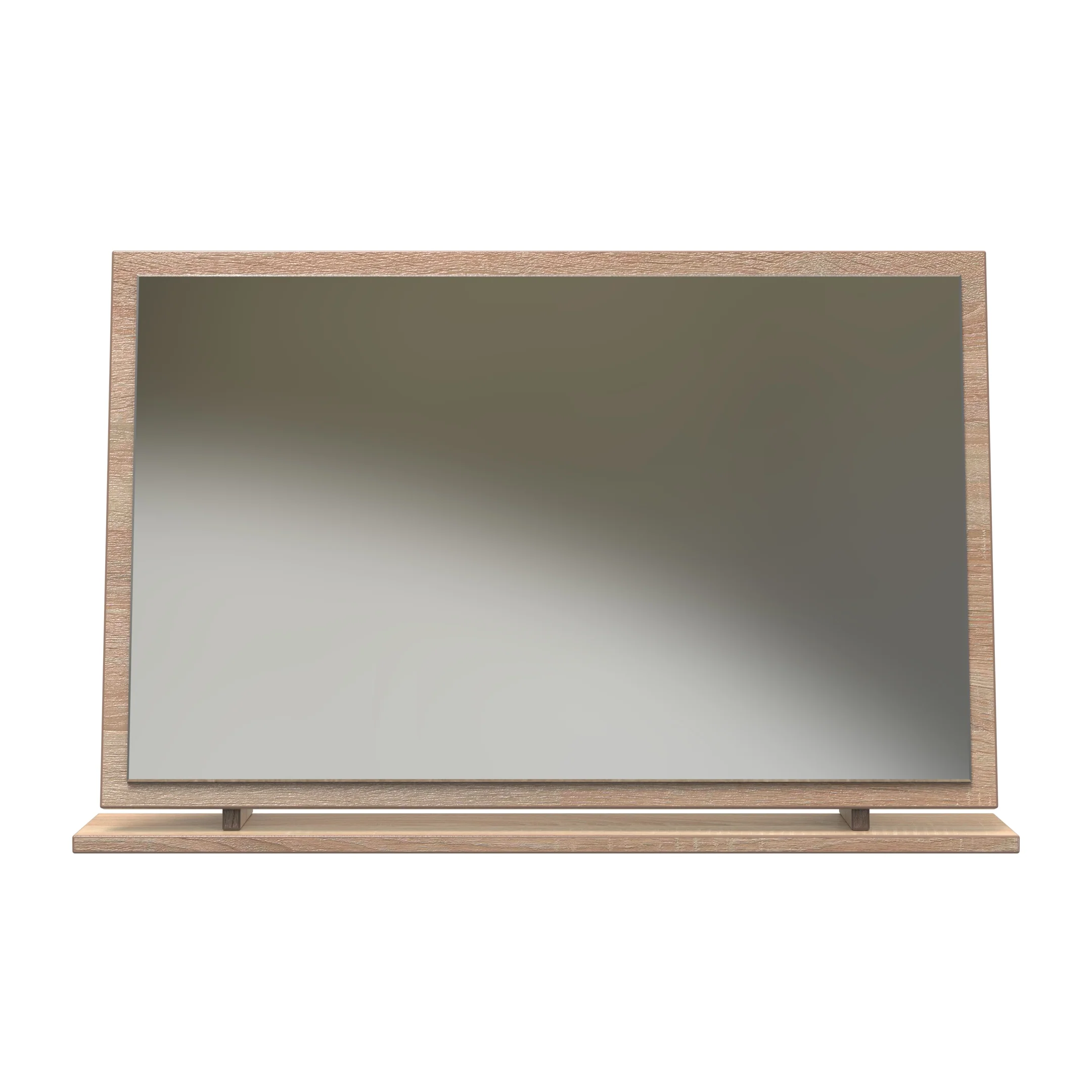 Calgary Ready Assembled Large Mirror in Bardolino Oak
