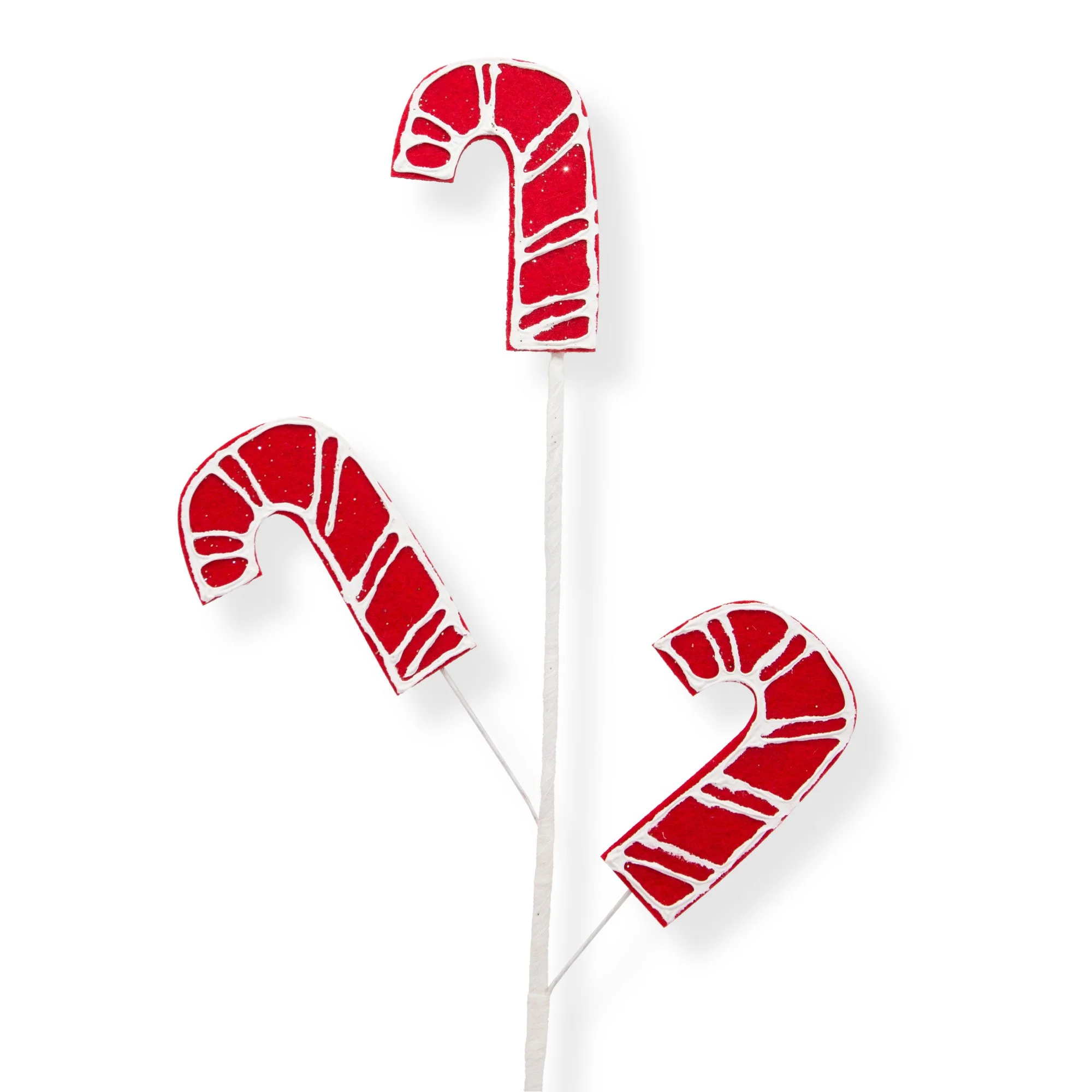 Candy Cane Stem Pick Christmas Decoration - Image 2