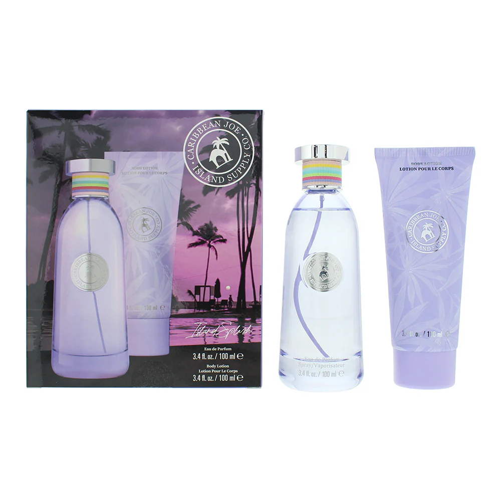 Caribbean Joe Island Supply Splash Photobox 2 Piece Gift Set: Eau De Parfum 100ml - BL 100