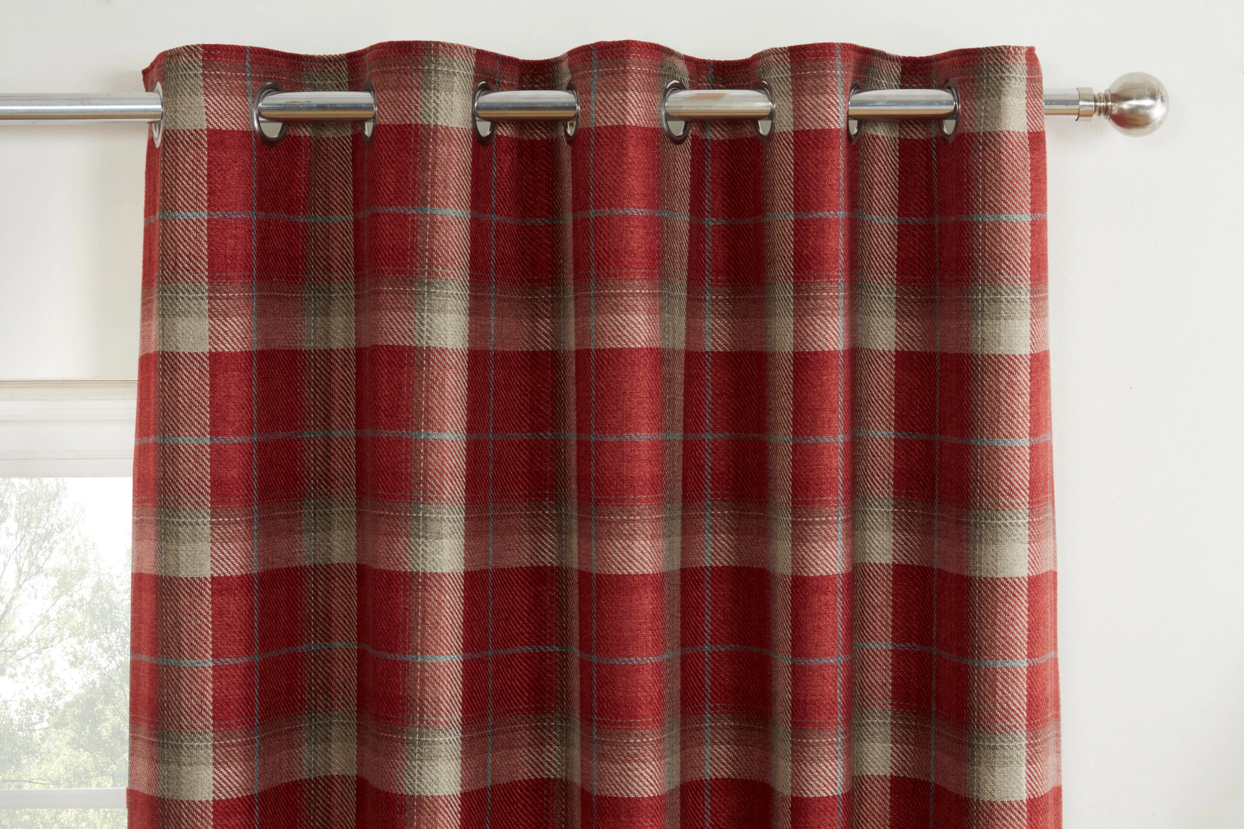 CARNOUSTIE RED POLYESTER FILLED CUSHION - Image 3