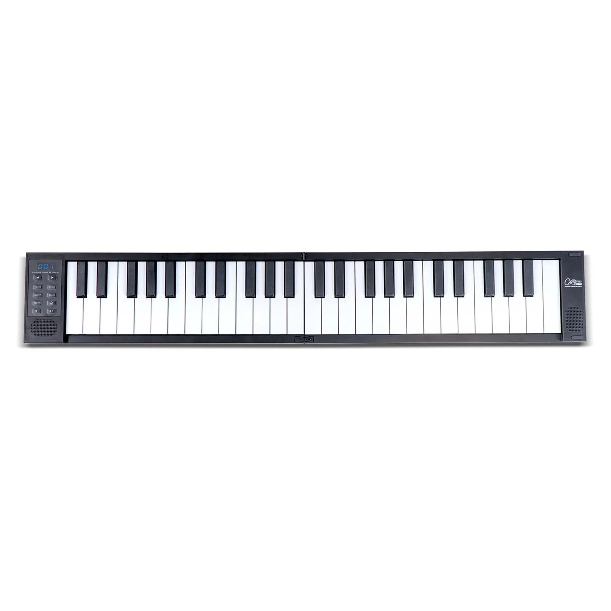 Carry-On 49 Key Touch Sensitive Folding Piano - Black - Image 2
