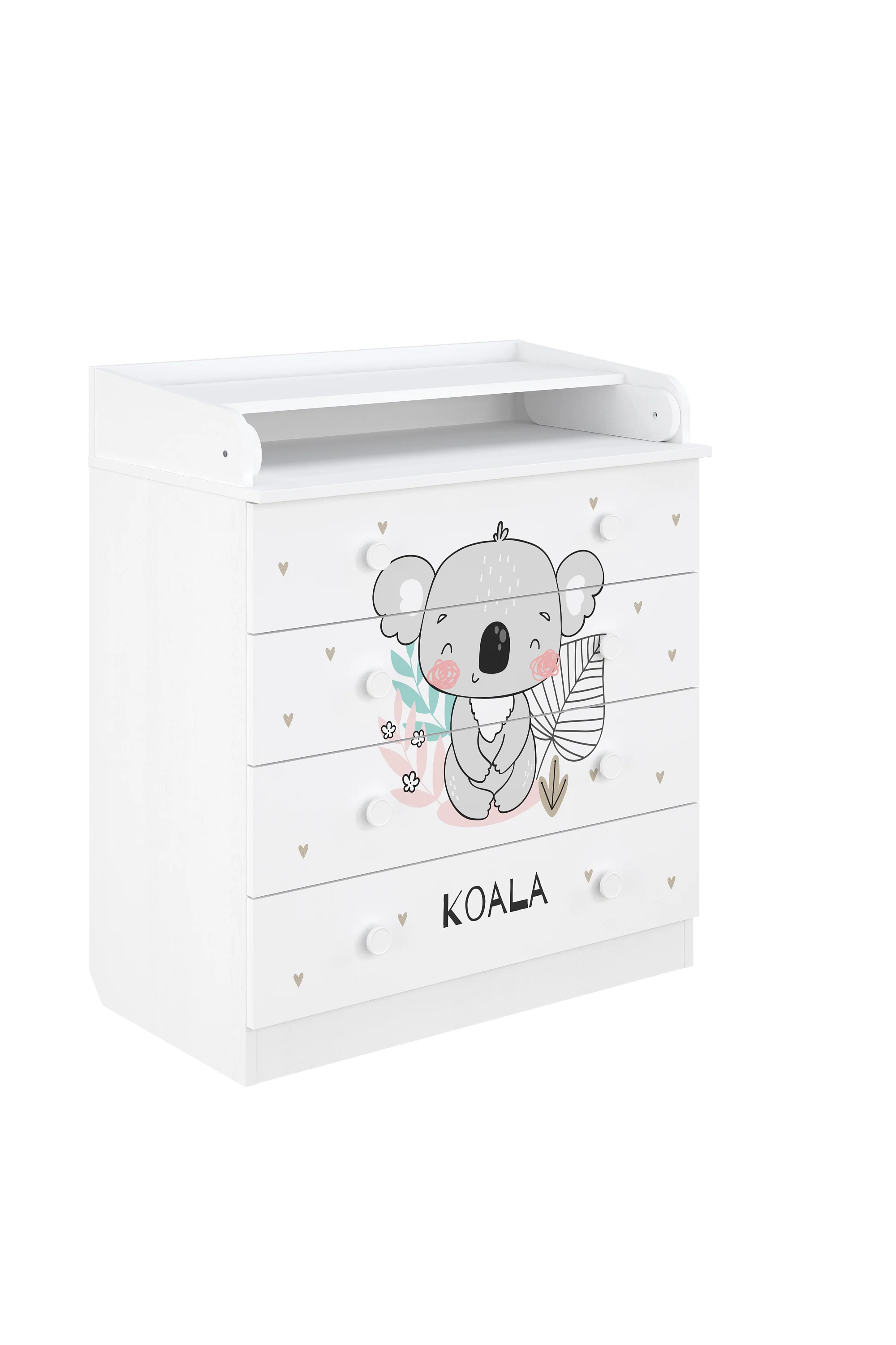 Changing Dresser 800 Shefa Kids, White, Coala - Image 3