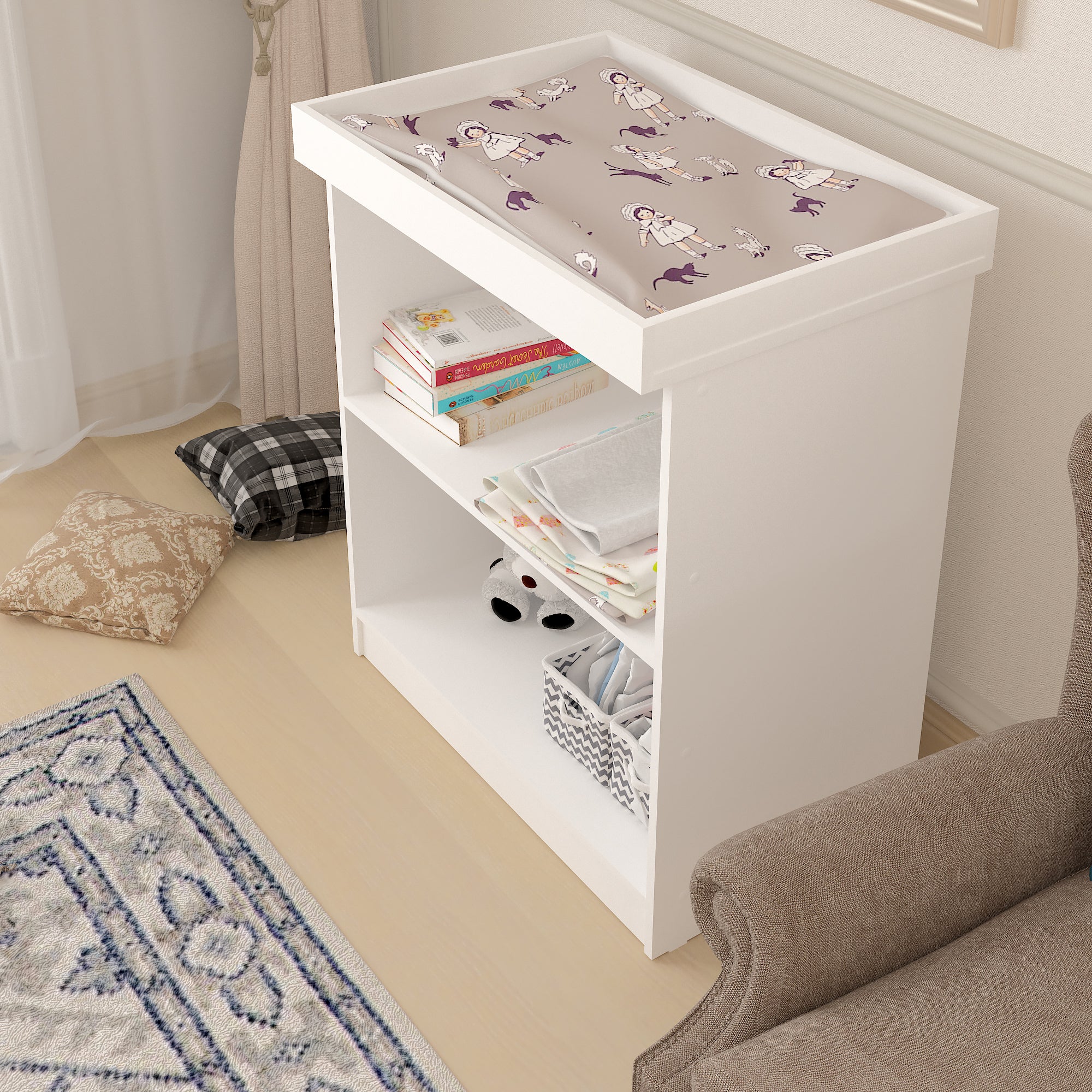 Changing table Shefa Kids 810, white - Image 5