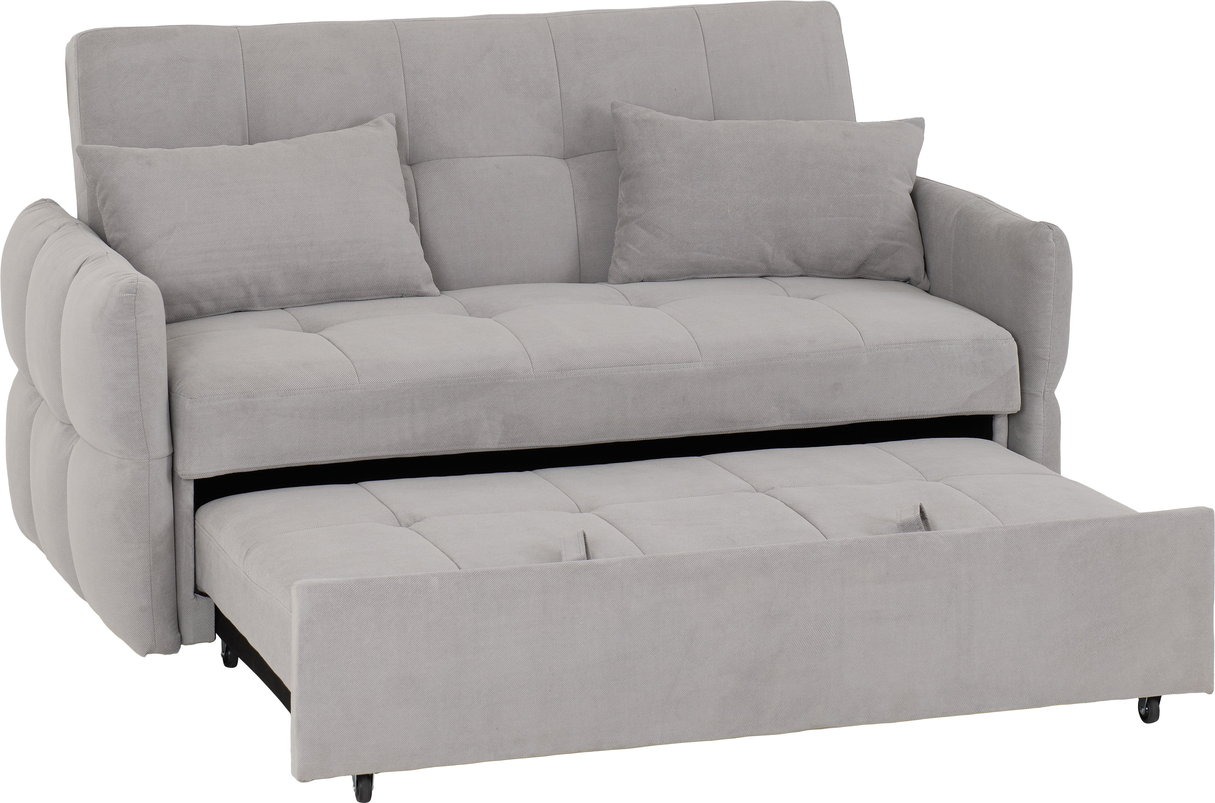 CHELSEA SOFA BED - SILVER GREY FABRIC - Image 2