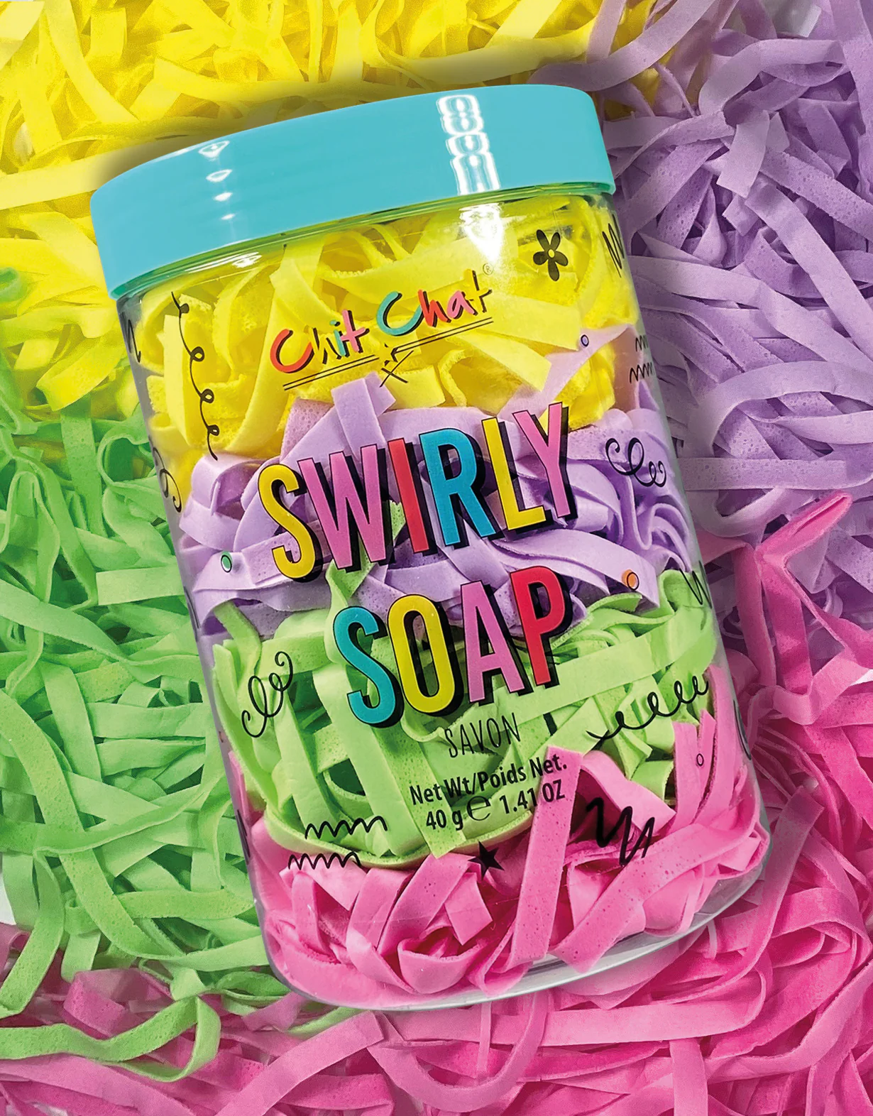 Chit Chat Swirly Soap 40g - Image 3