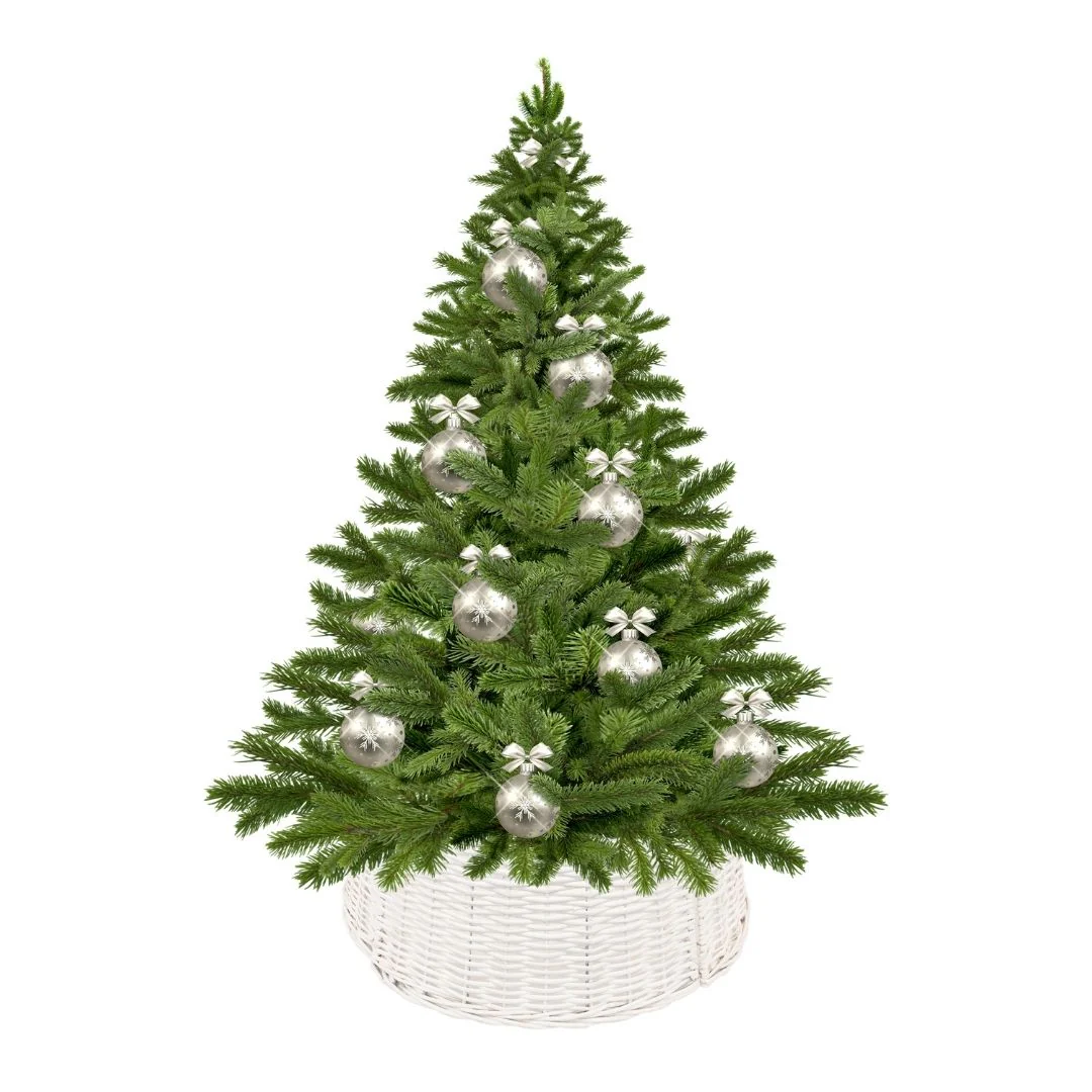Christmas Workshop Willow Tree Skirt Folding Style - White Willow - Image 4