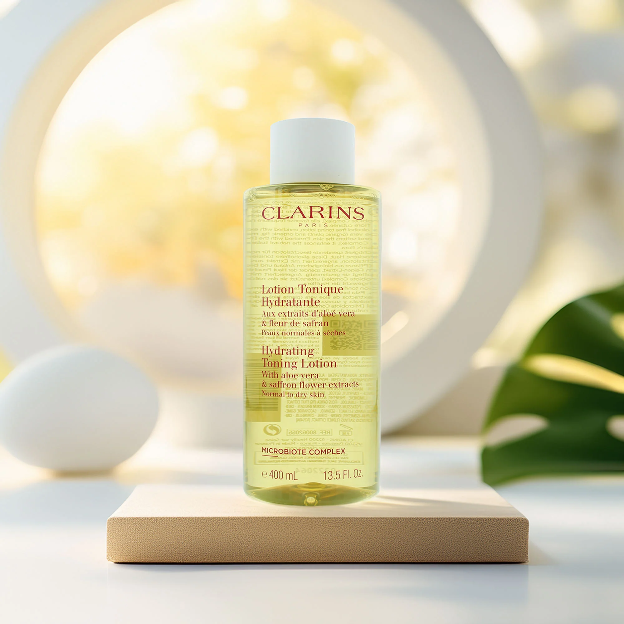 Clarins Normal/Dry Skin Hydrating Toning Lotion 400ml - Image 2