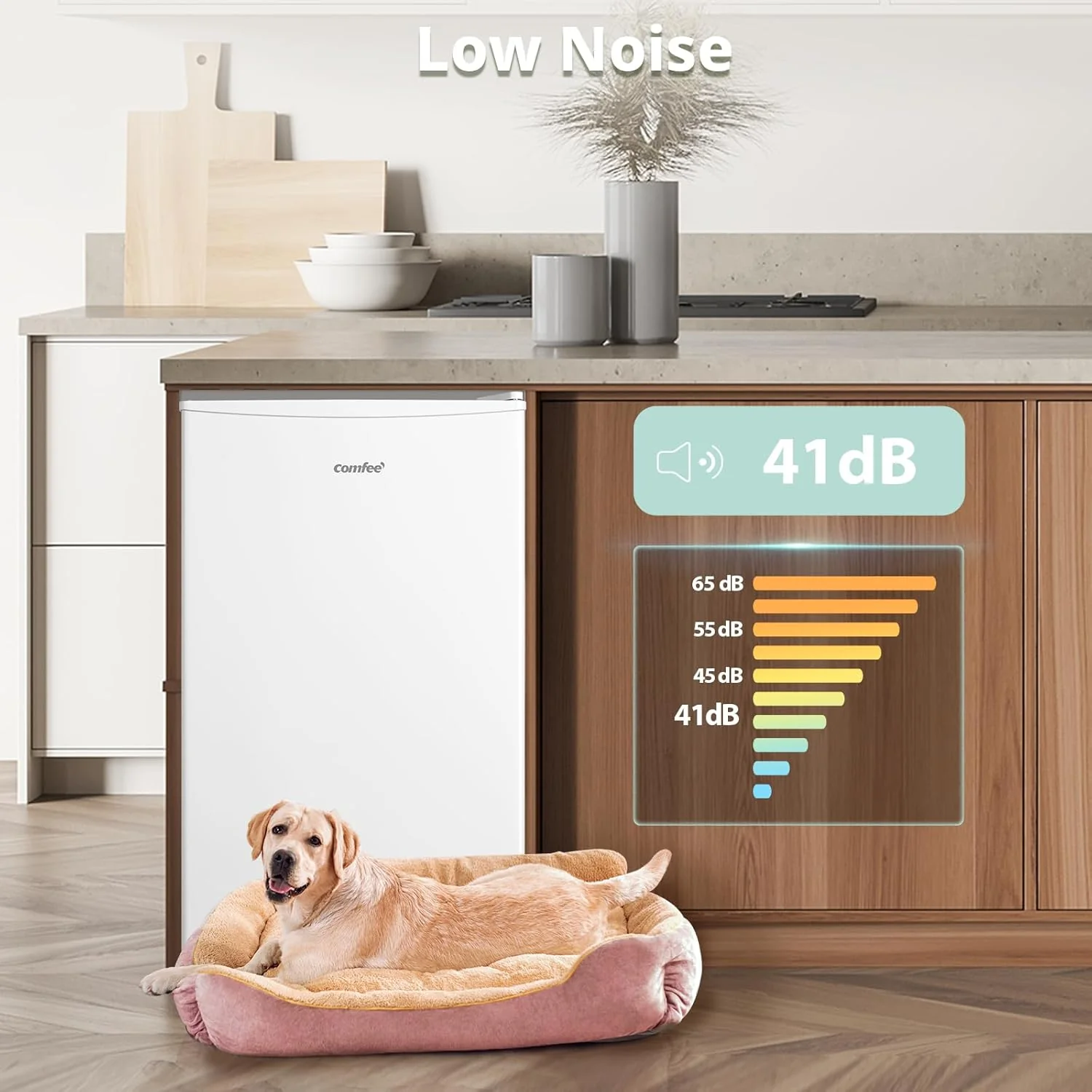 Comfee 60 Litre Freestanding Under Counter Upright Freezer - Image 5