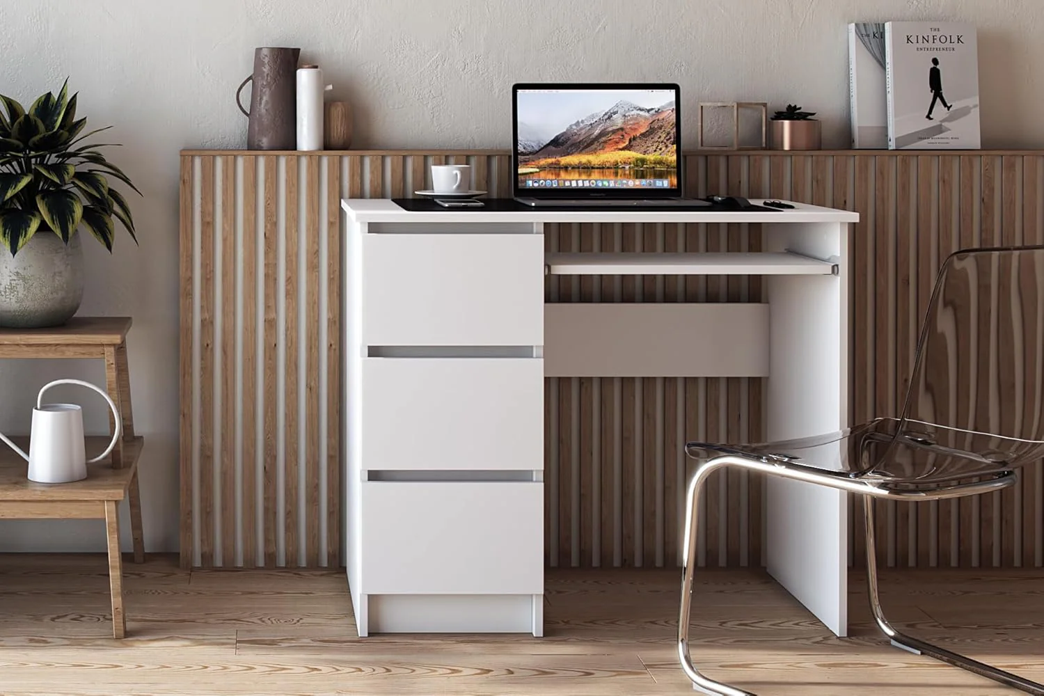 Computer Desk Shefa Line Cina White - Image 2