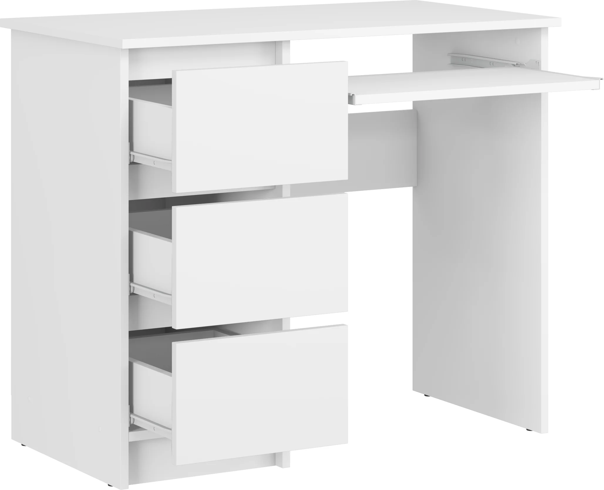 Computer Desk Shefa Line Cina White - Image 4