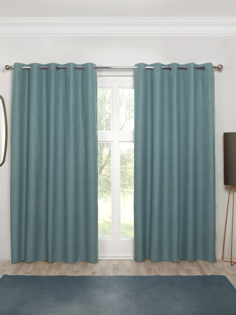 COSMOS DENIM EYELET CURTAINS