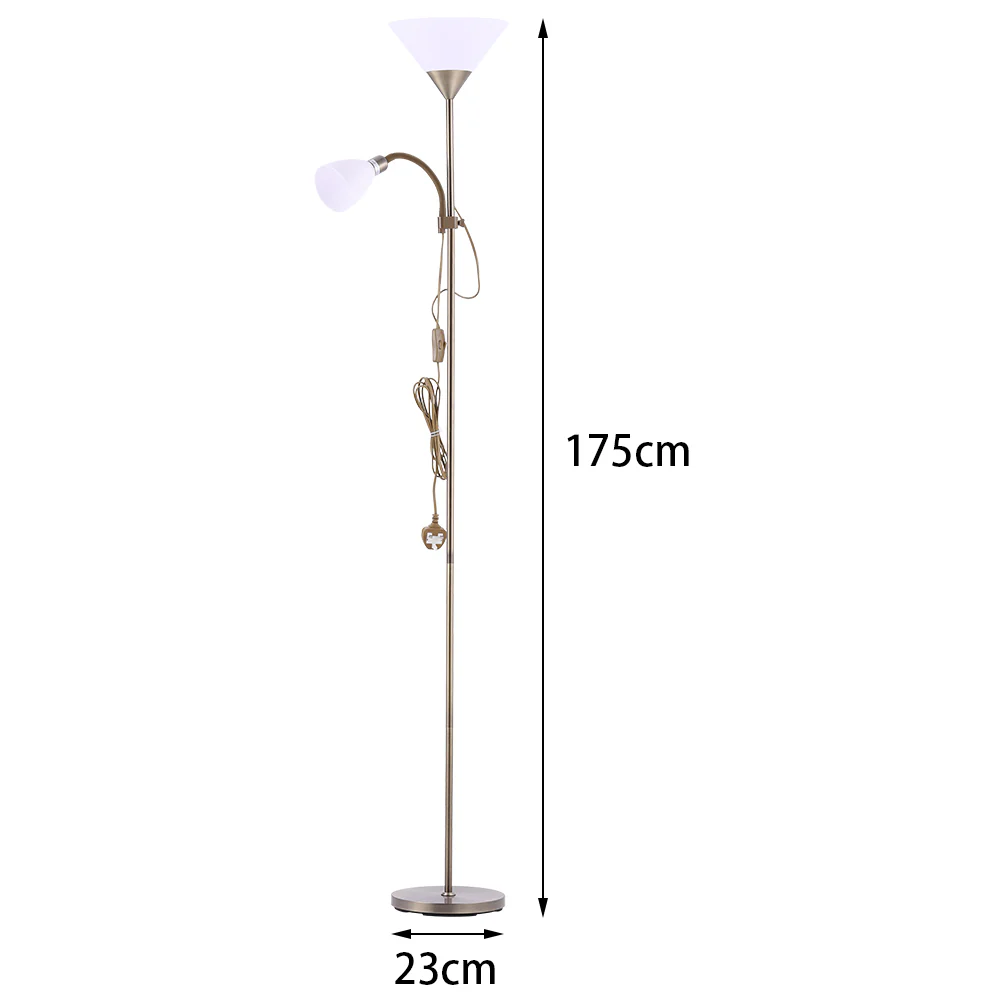 Cottonfy UK Dual-Head Floor Standing Lamp - Image 12