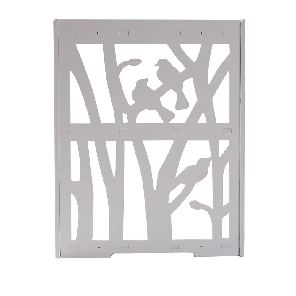 Cottonfy UK Small White Bedside Table - Image 6