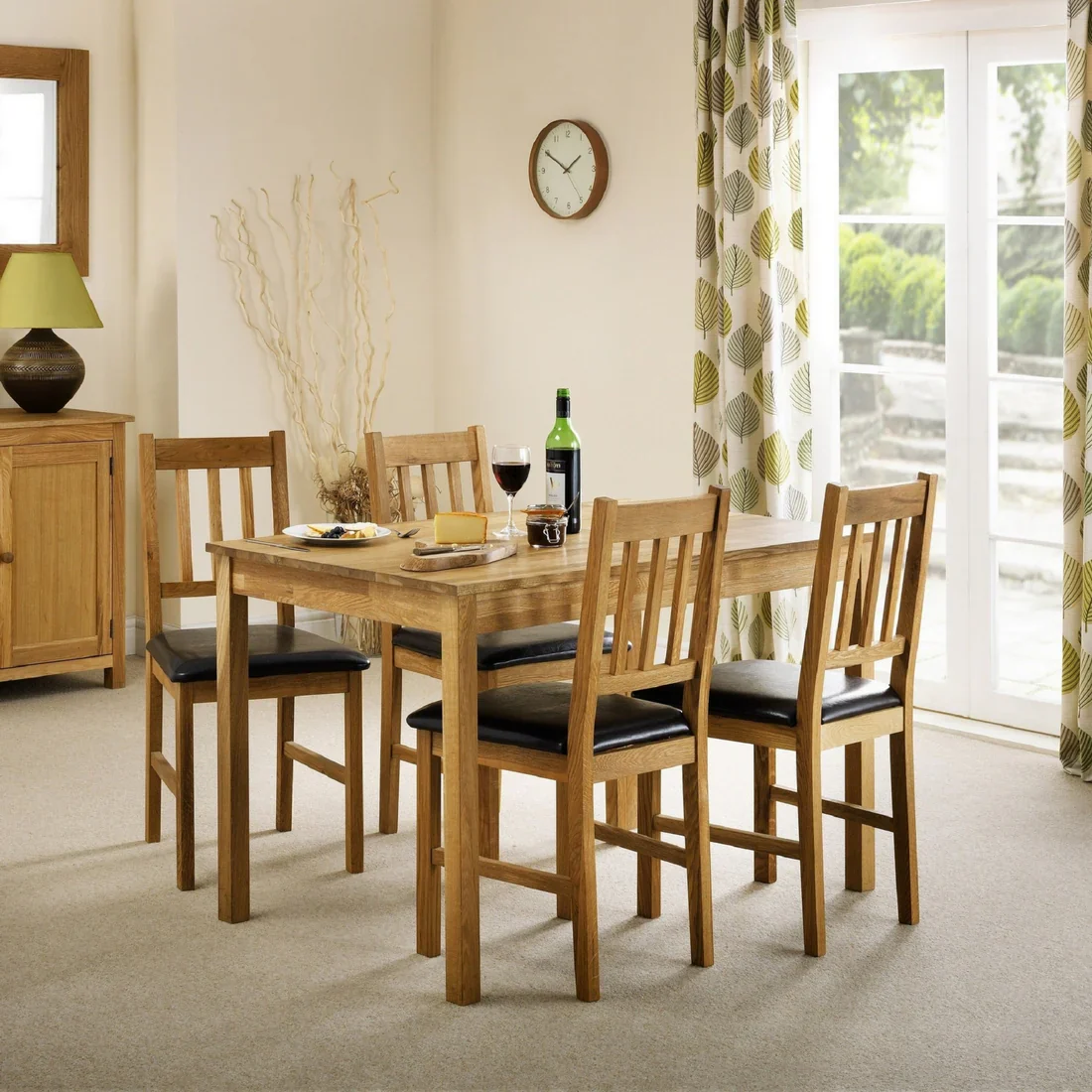 Rowan Dining Chair - Ivory/Oak - Image 6