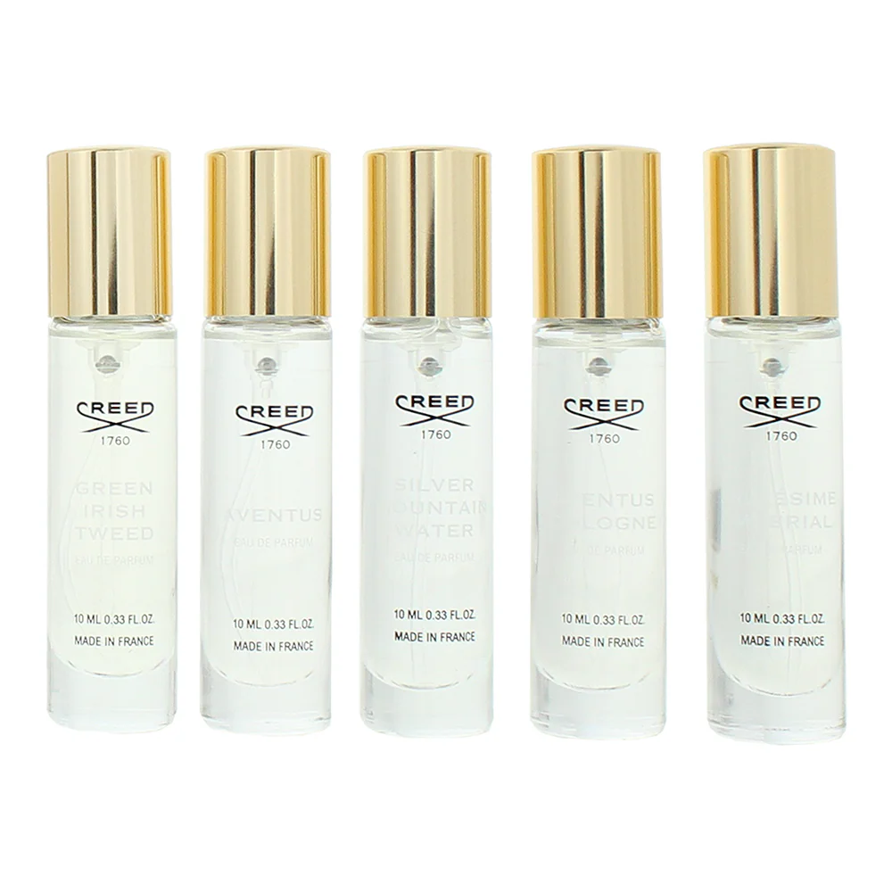 Creed 5 Piece Gift Set: Aventus Eau De Parfum 10ml - Green Irish Twe Eau De Parf - Image 2