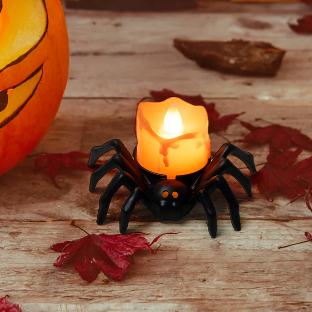 Creepy Spider LED Candle Set - Image 2