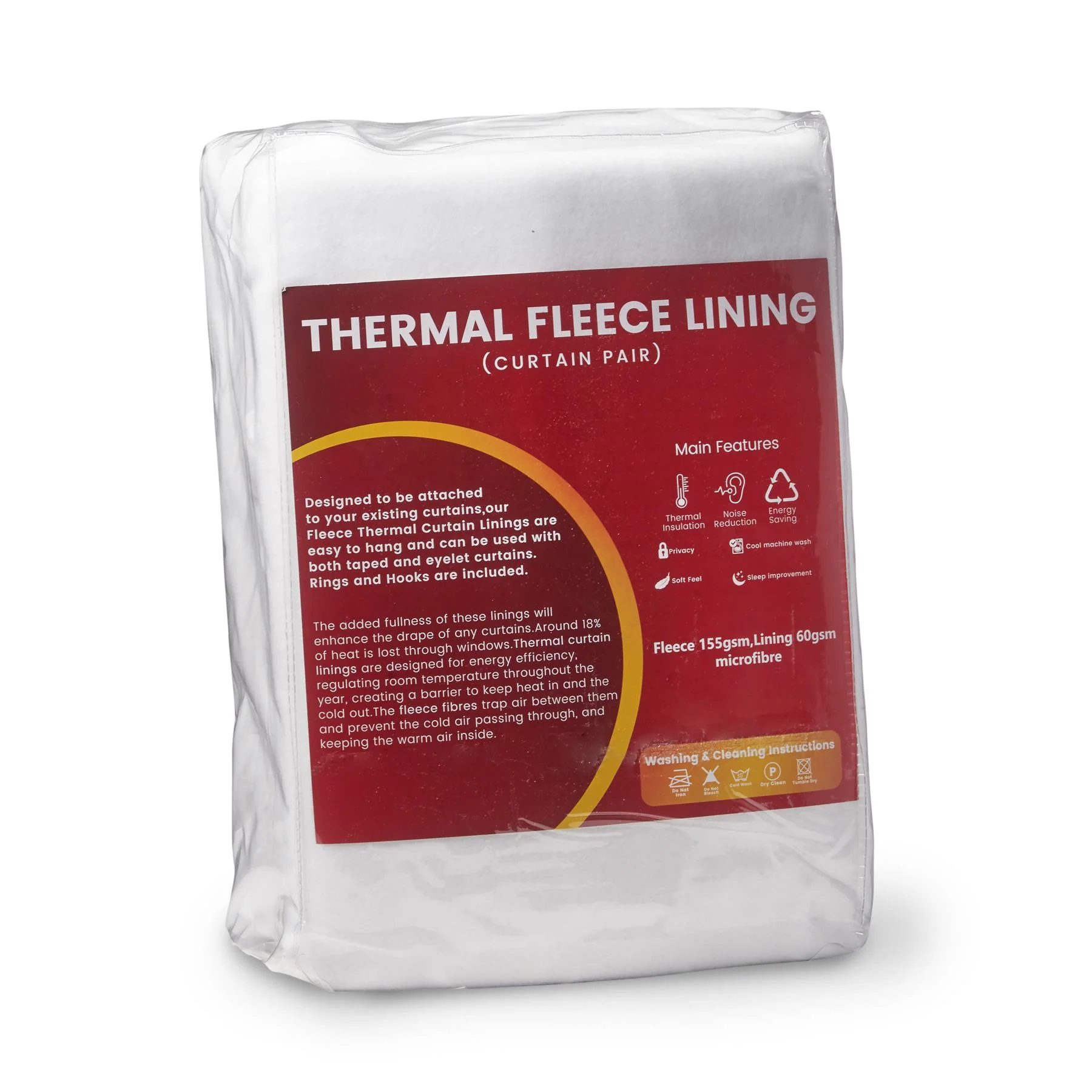 Curtain Linings Thermal Fleece Triple Protection - Image 4