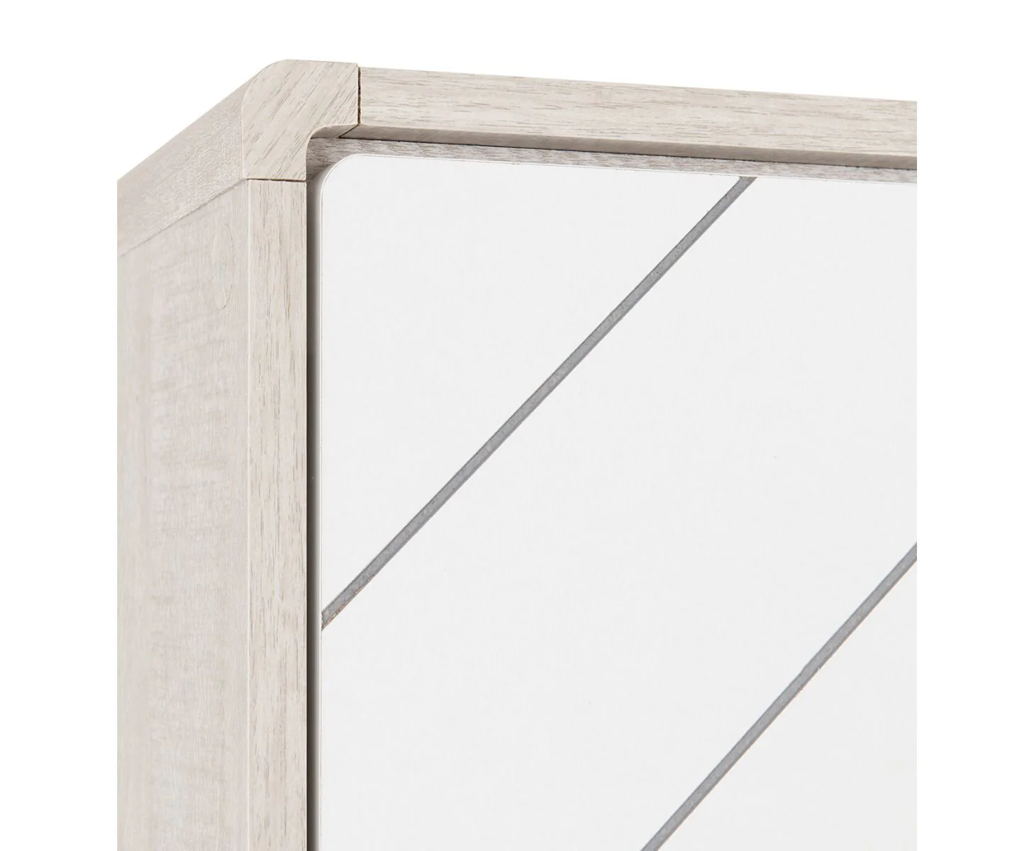 DIXIE 2 DOOR WARDROBE - DUSTY GREY/WHITE - Image 5