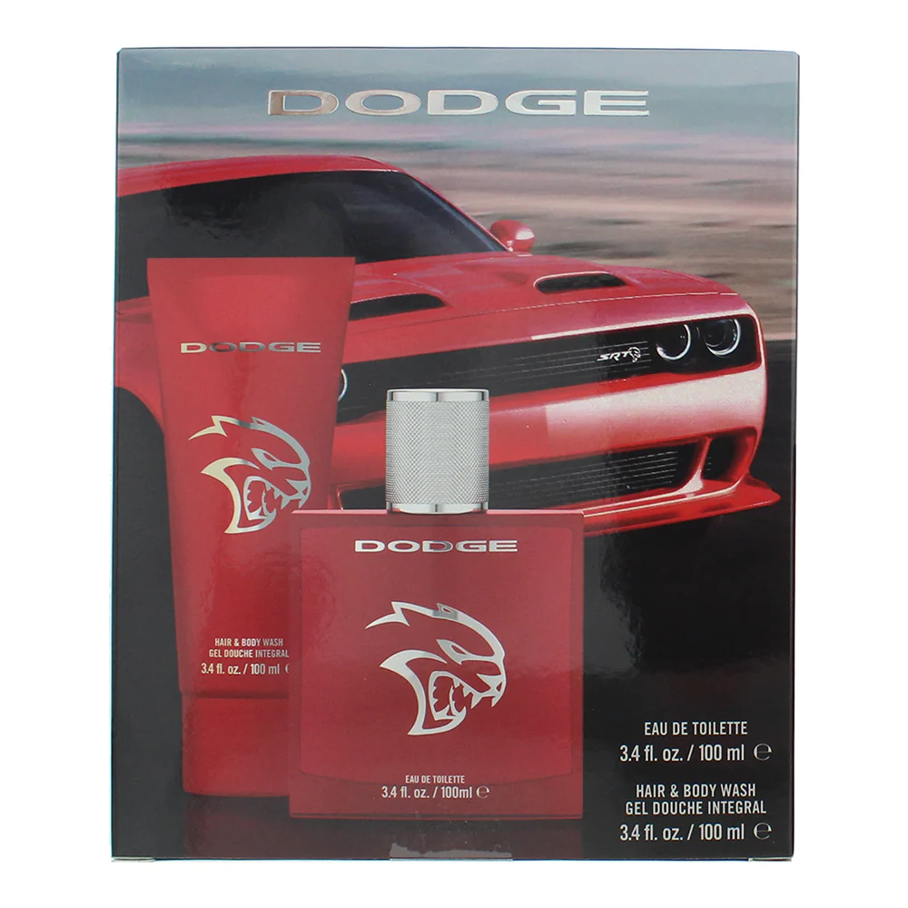 Dodge Legacy Hellcat SRT 2 Piece Gift Set: Eau De Toilette 100ml - Hair & Body W - Image 3