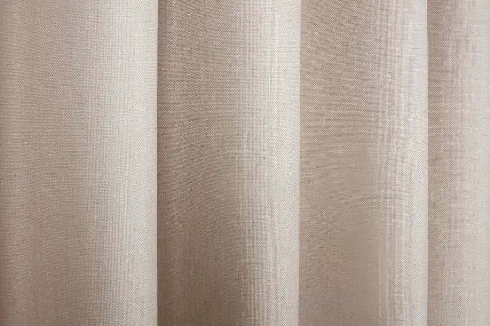 ECLIPSE NATURAL 3" PENCIL PLEAT CURTAINS - Image 3