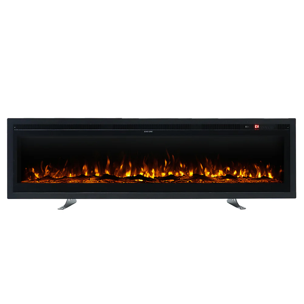 Electric Fireplace With Remote 12 Flame Colours 1500W - Image 2