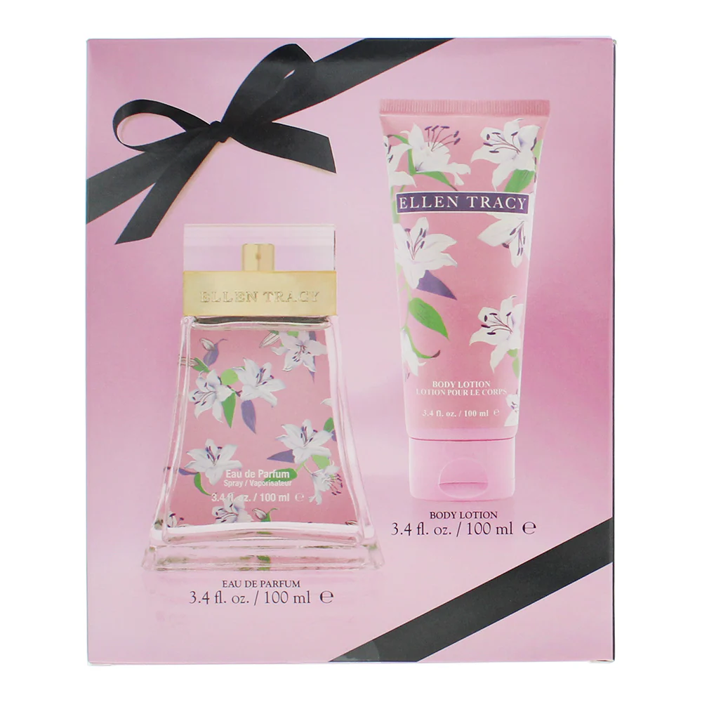 Ellen Tracy Classic Florals Pink Sparkling Photobox 2 Piece Gift Set: Eau De Par - Image 3