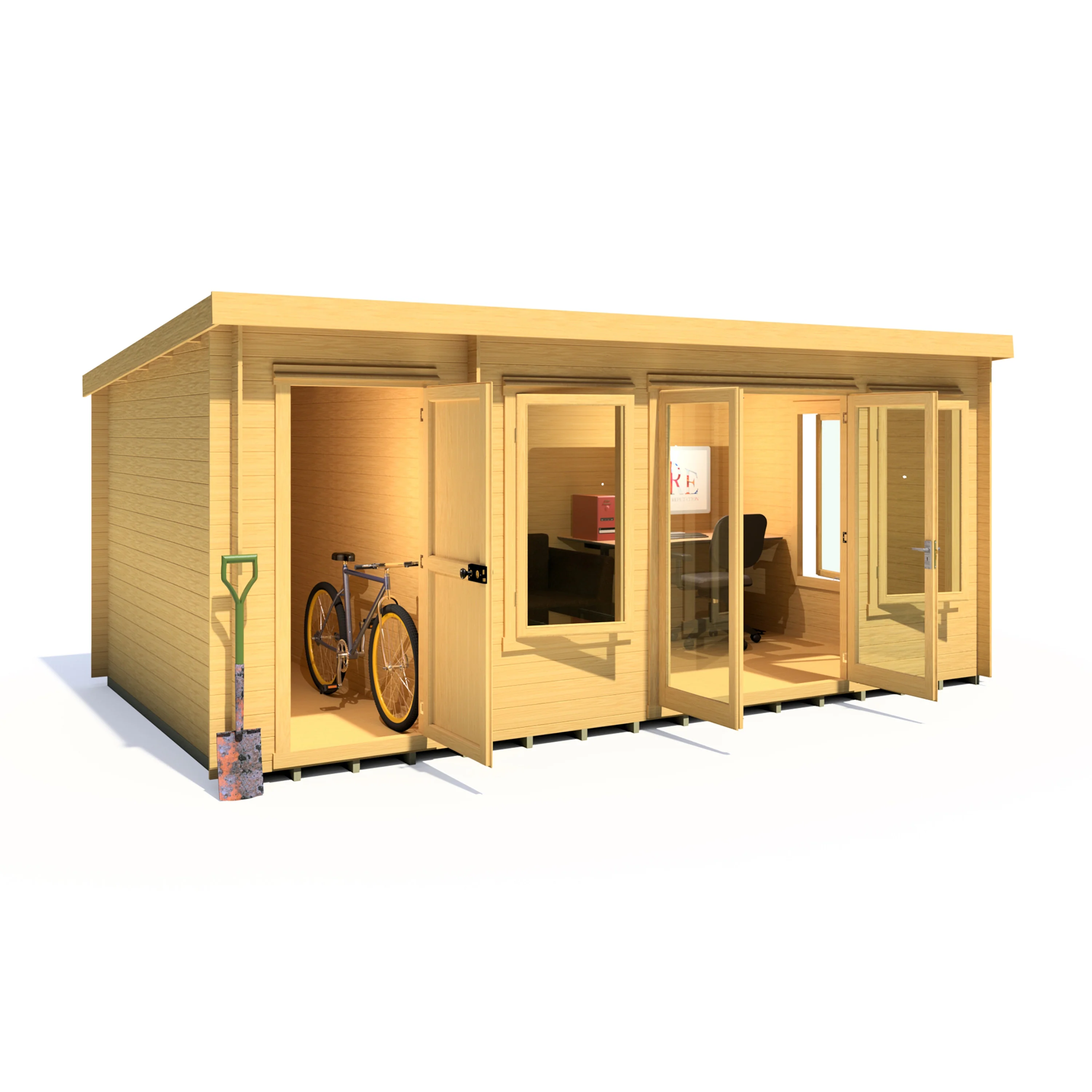 Elm Log Cabin With Storage - Image 2