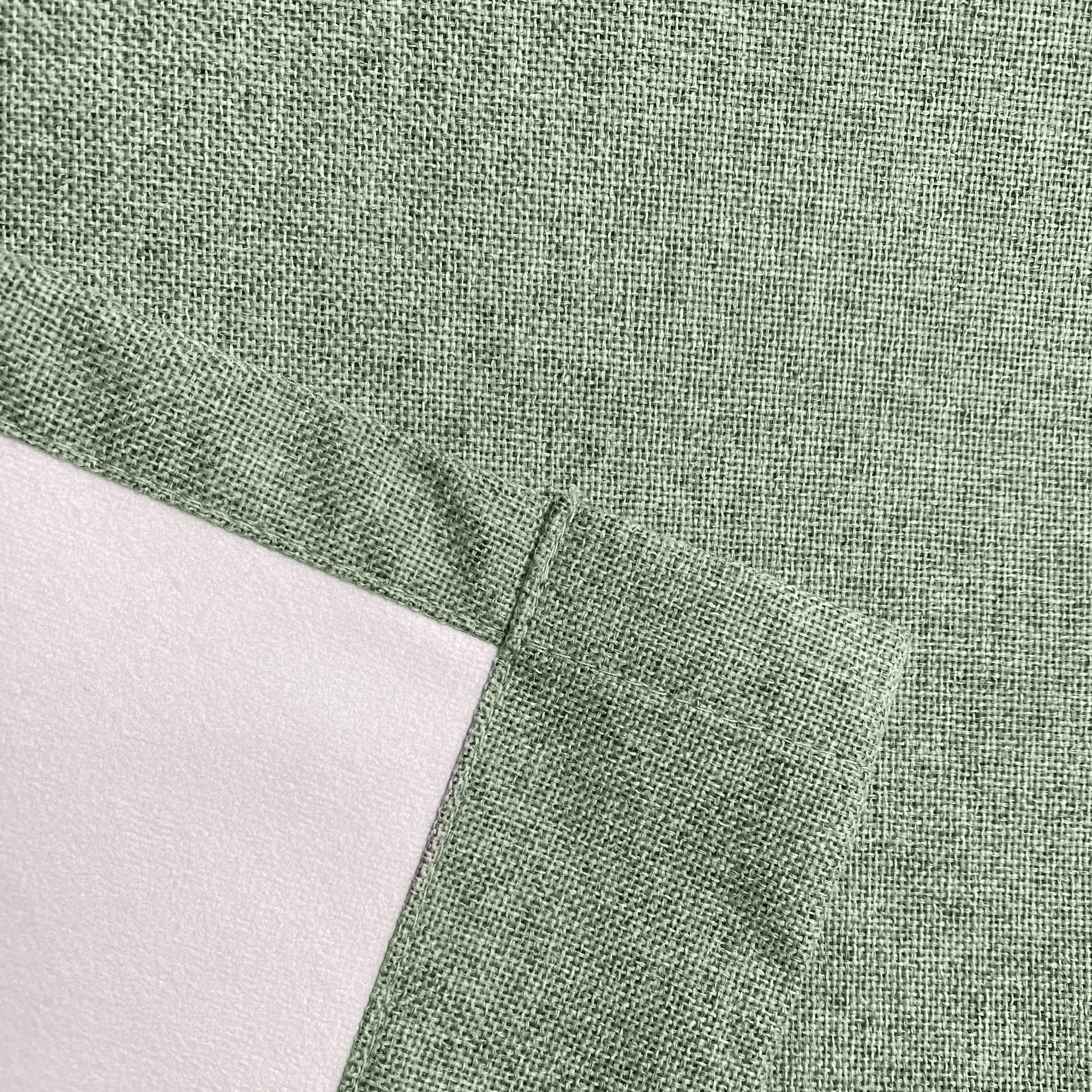 Enhanced Living Austin 100% Blackout, Thermal Green Curtains With Eyelet Header - Pair - Image 5
