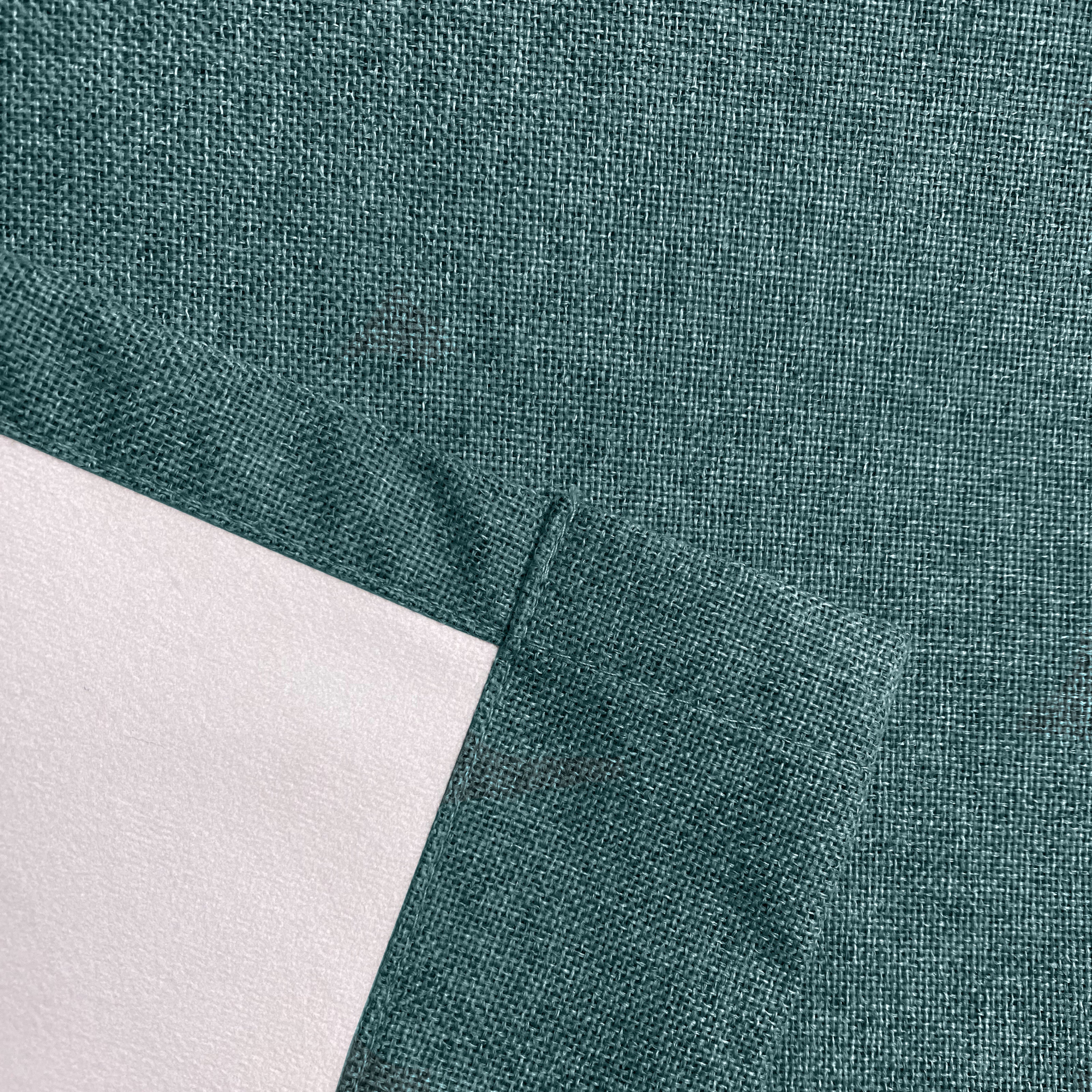 Enhanced Living Austin 100% Blackout, Thermal Teal Curtains With Eyelet Header - Pair - Image 5