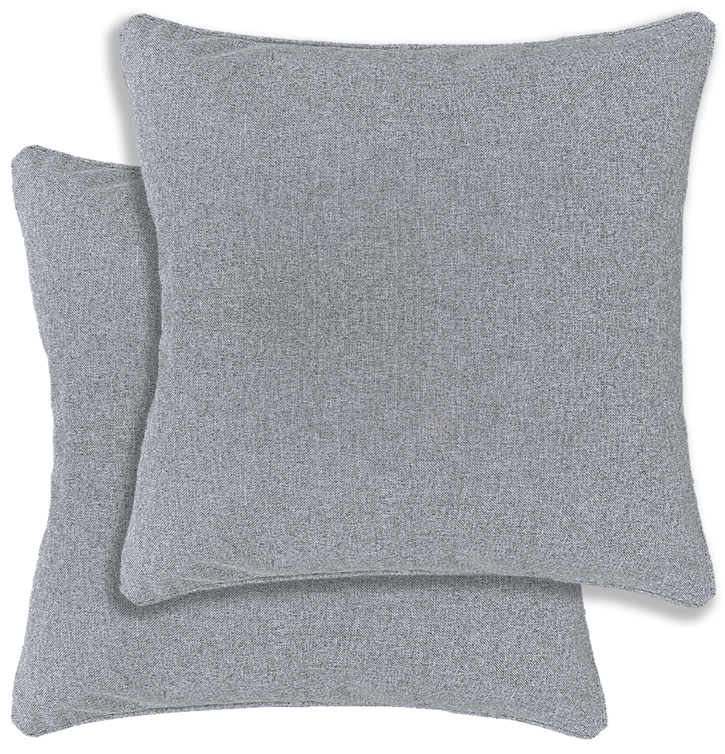 Enhanced Living Austin/Dallas Textured Pair Of Cushion Covers - 43x43cm