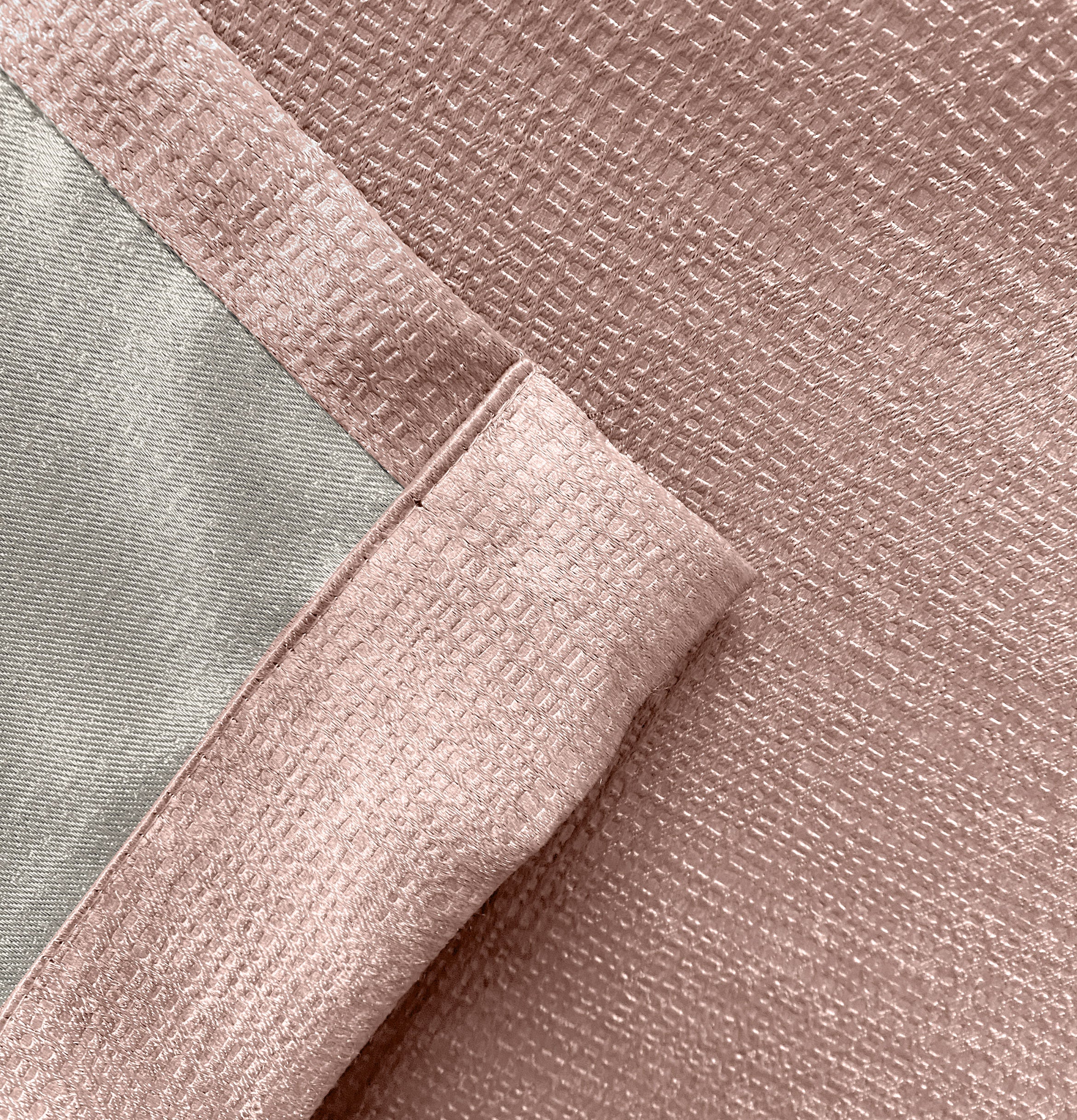 Enhanced Living Matrix Latte Natural Tape Top Thermal Noise Reducing Dim Out Curtains - Pair - Image 5