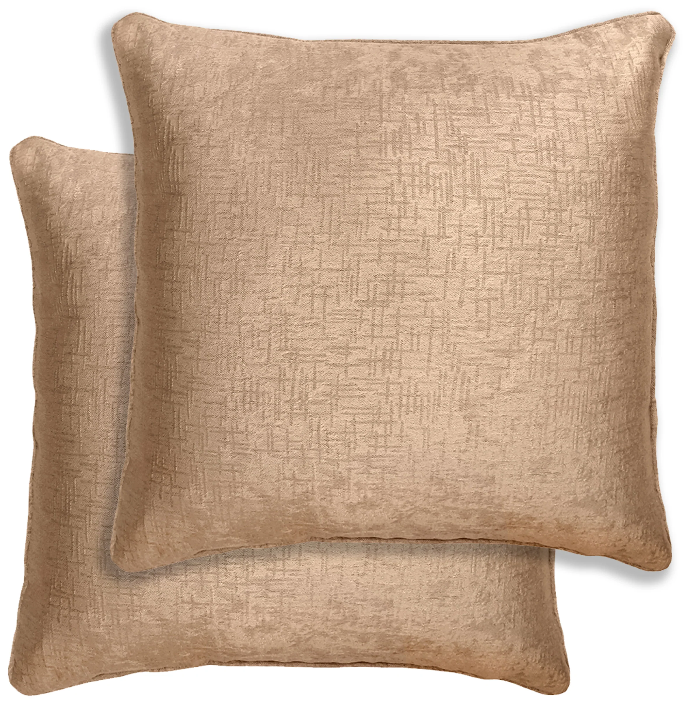Enhanced Living Pair of Vogue Textured Cushion Covers - 43x43cm - Cases Only - Image 3