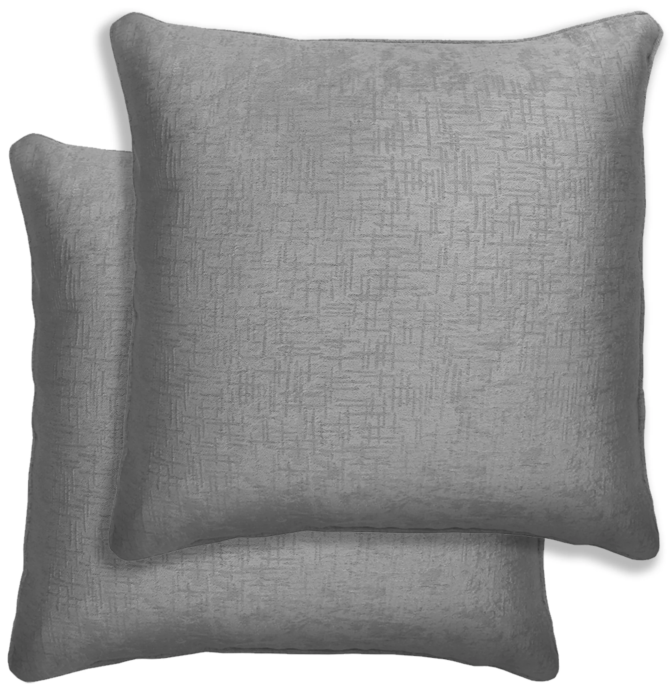 Enhanced Living Pair of Vogue Textured Cushion Covers - 43x43cm - Cases Only - Image 5