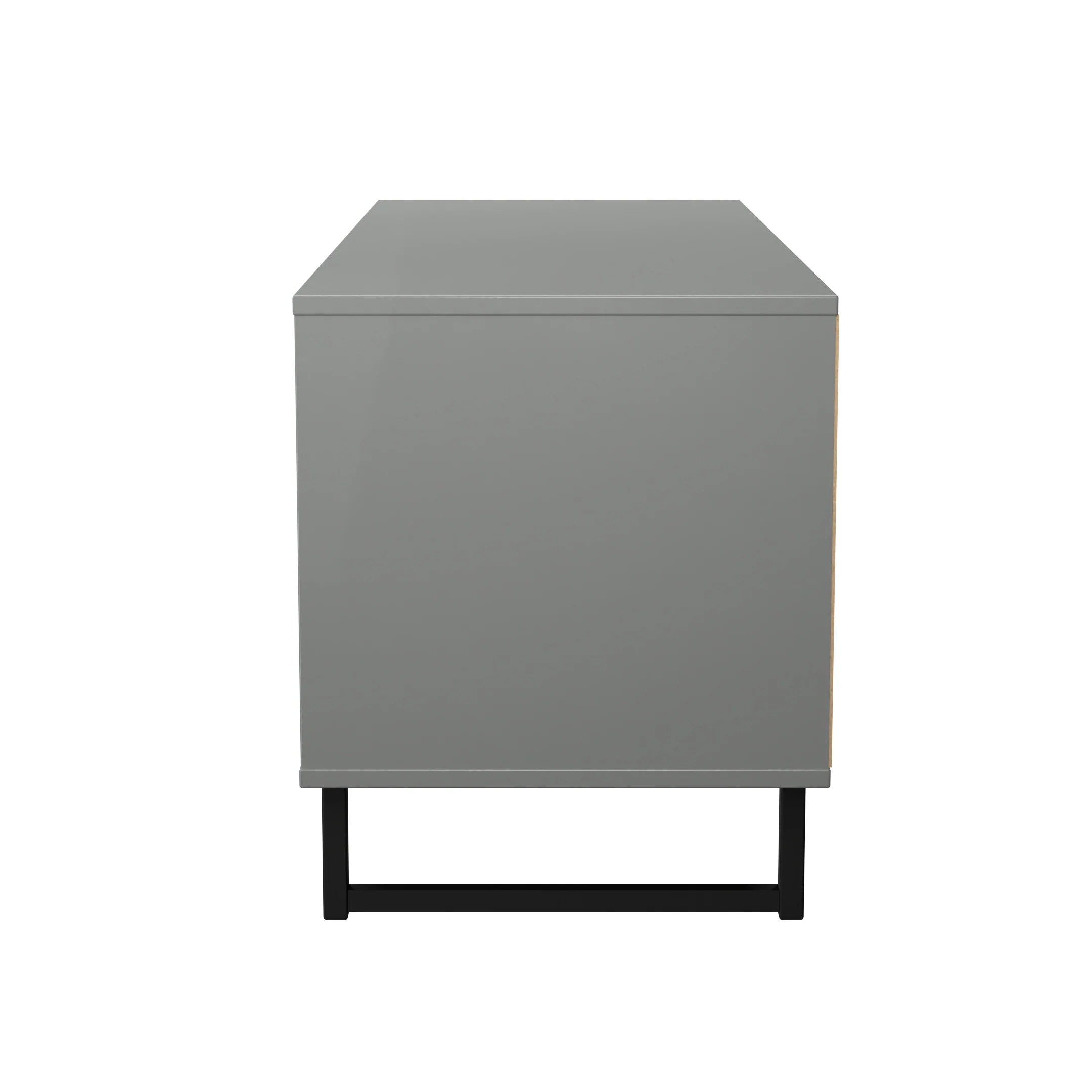 Fluted 4 Drawer Bedbox in Dusk Grey - Ready Assembled - Image 3