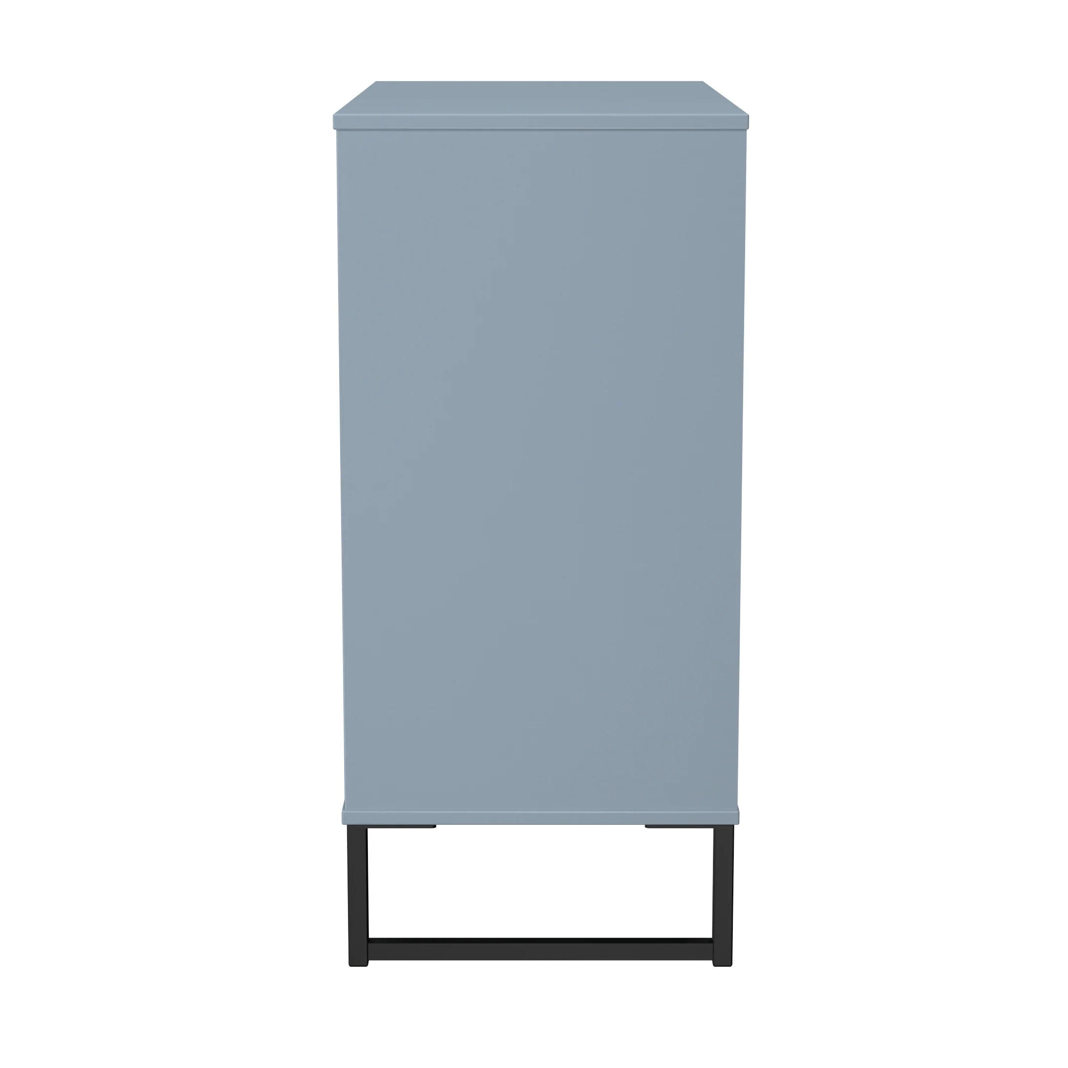 Fluted 4 Drawer Chest in Denim Blue - Ready Assembled - Image 3
